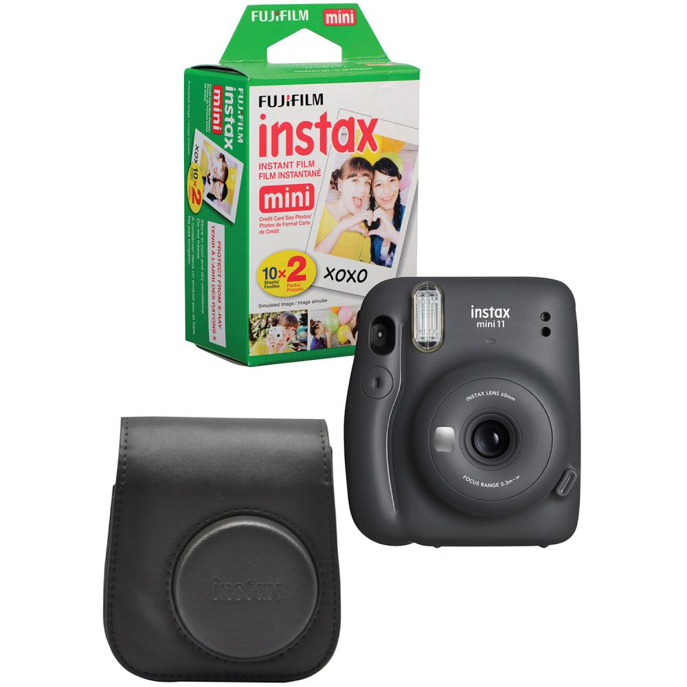 Fujifilm instax mini 11 (Charcoal Gray), instax mini 11 Case