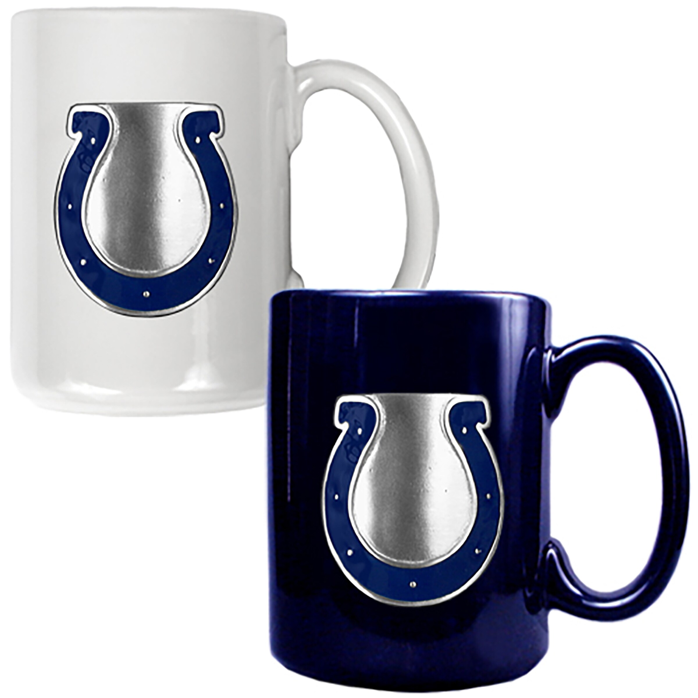 GREAT AMERICAN Indianapolis Colts 15-fl oz Ceramic Blue/White Mug Set ...