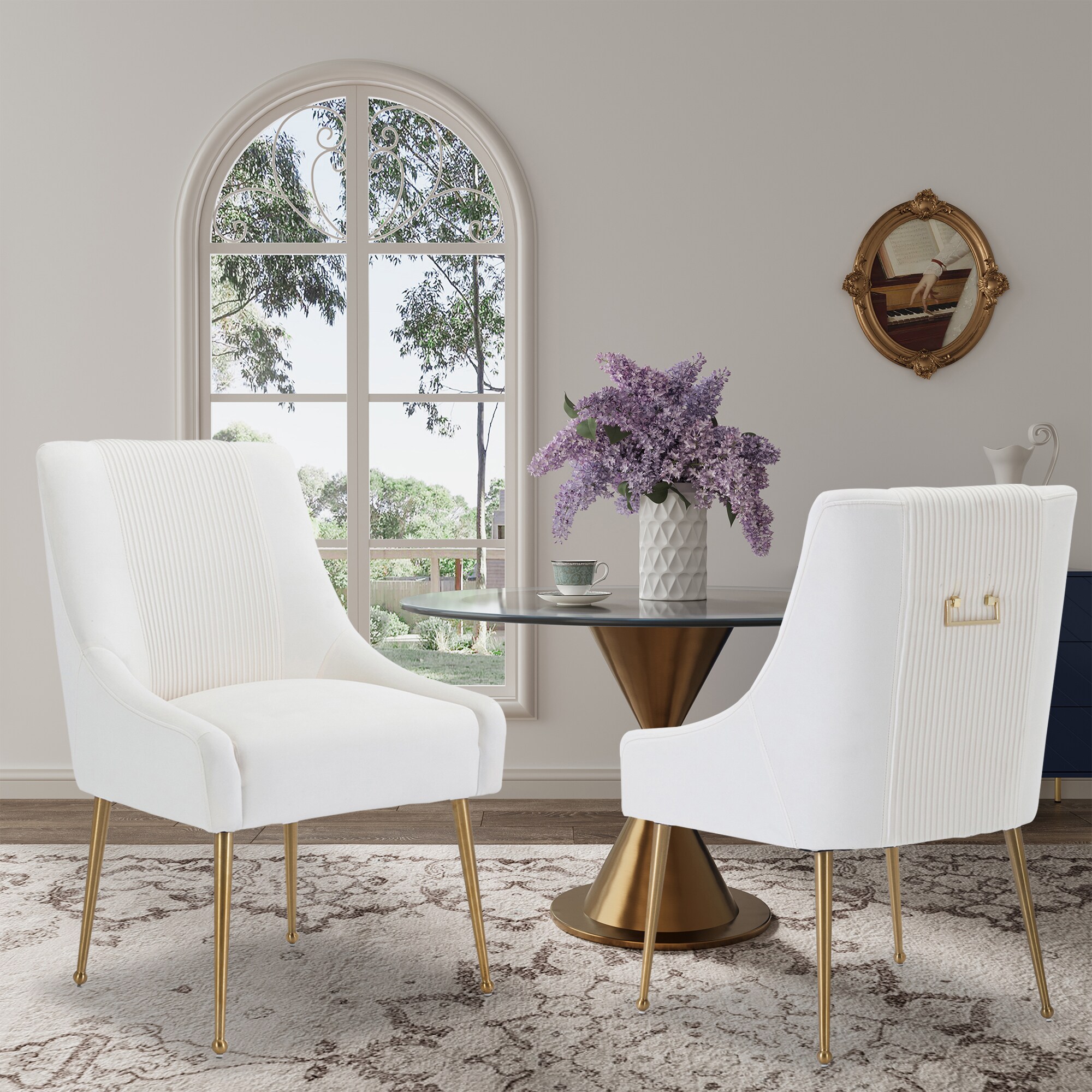 GZMR HM-3648-DGY Dining-Chairs - View #3