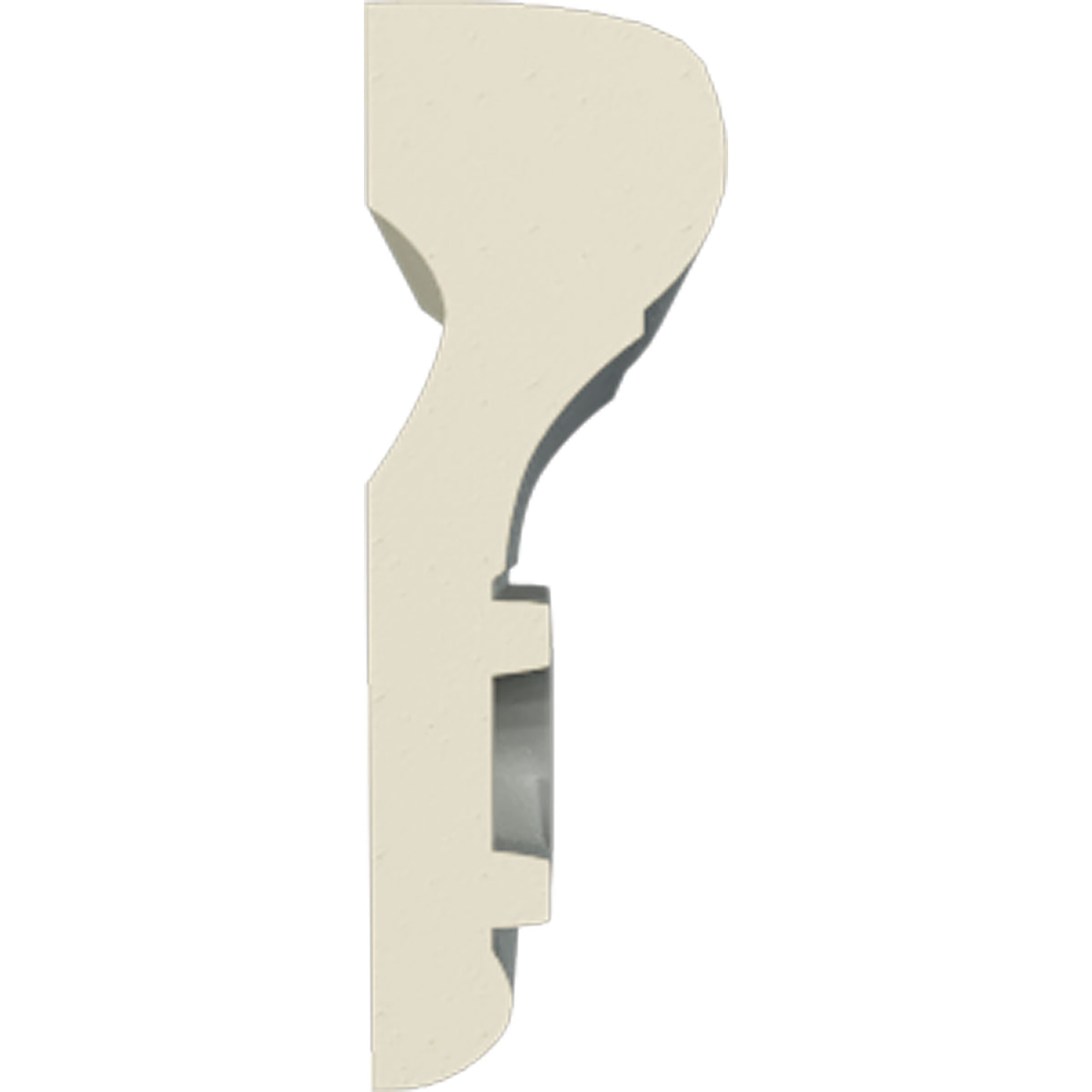 Ekena Millwork CHA02X00DR-CASE-12 Chair-Rail-Moulding - View #3