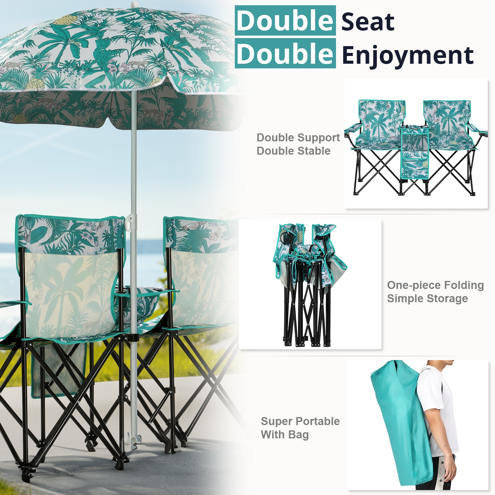 Winado LO1G58000564 Beach-Camping-Chairs - View #2