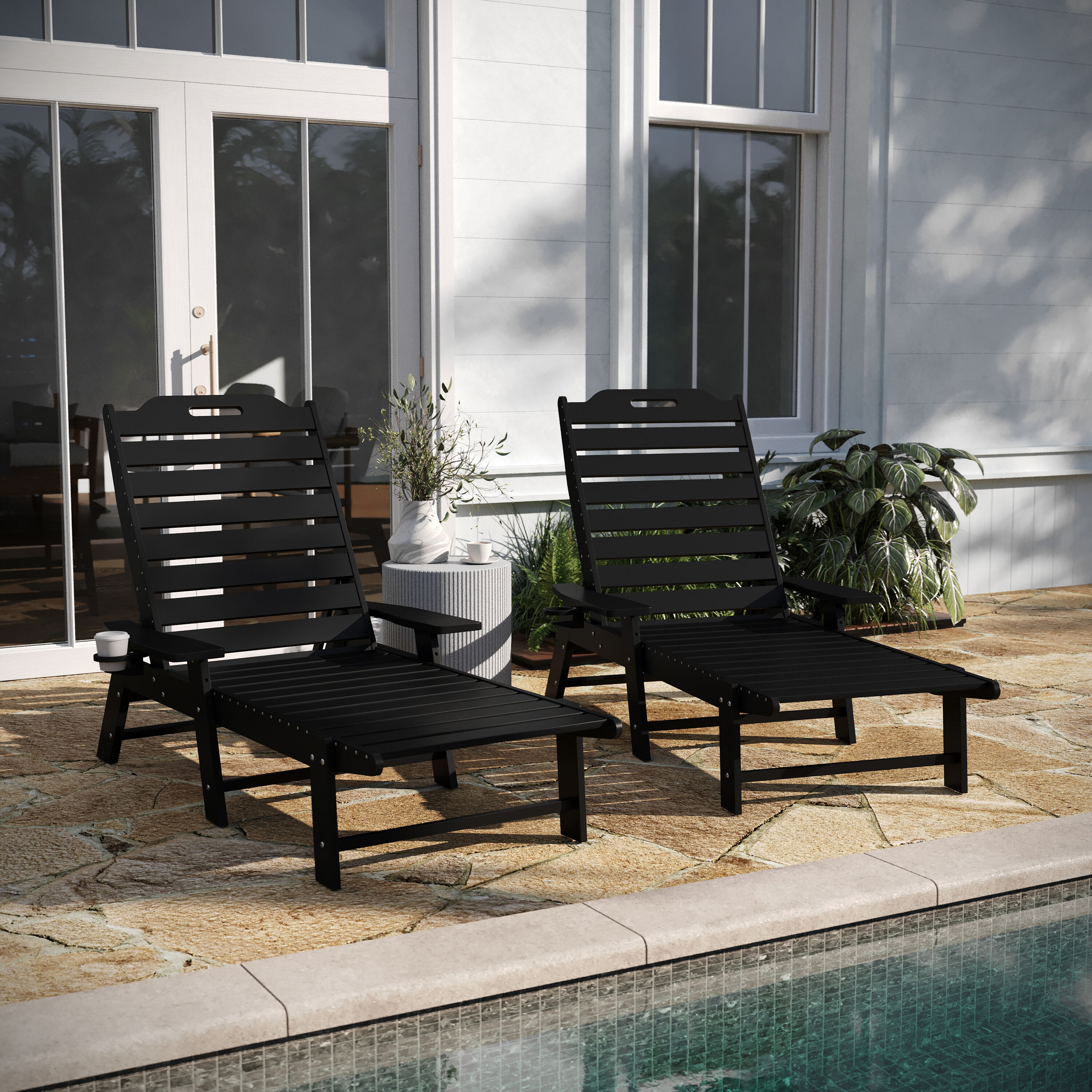 Chaise lounge Plastic Patio Chairs at Lowes