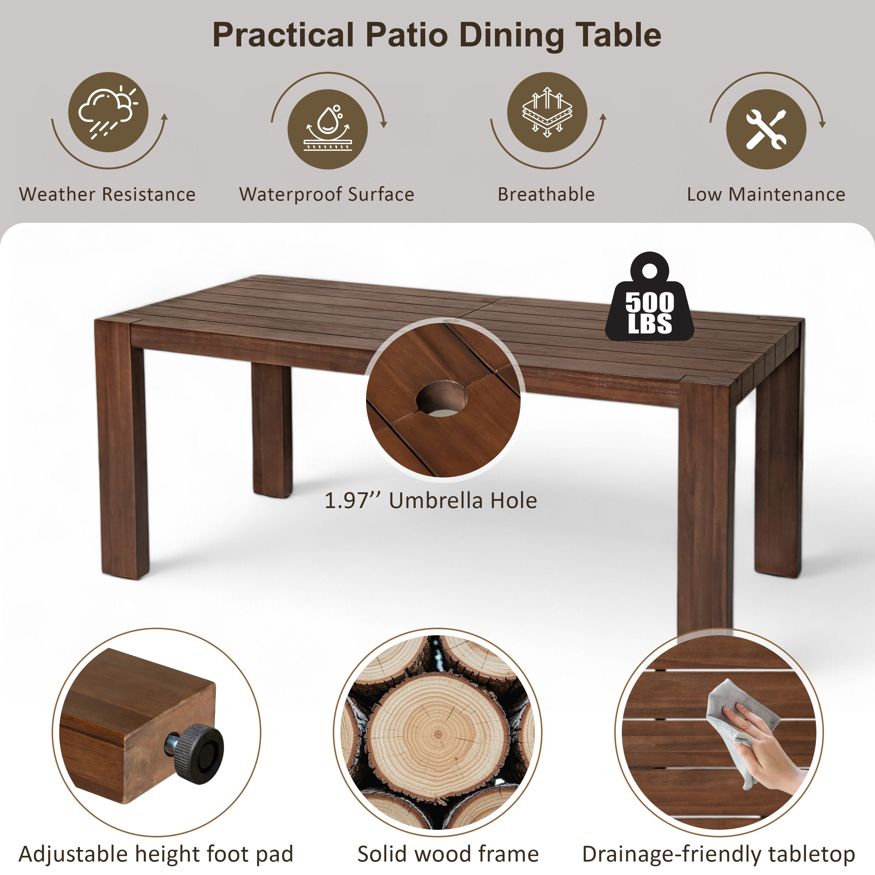 Fun Orange FUN26PT08 Patio-Dining-Sets - View #6