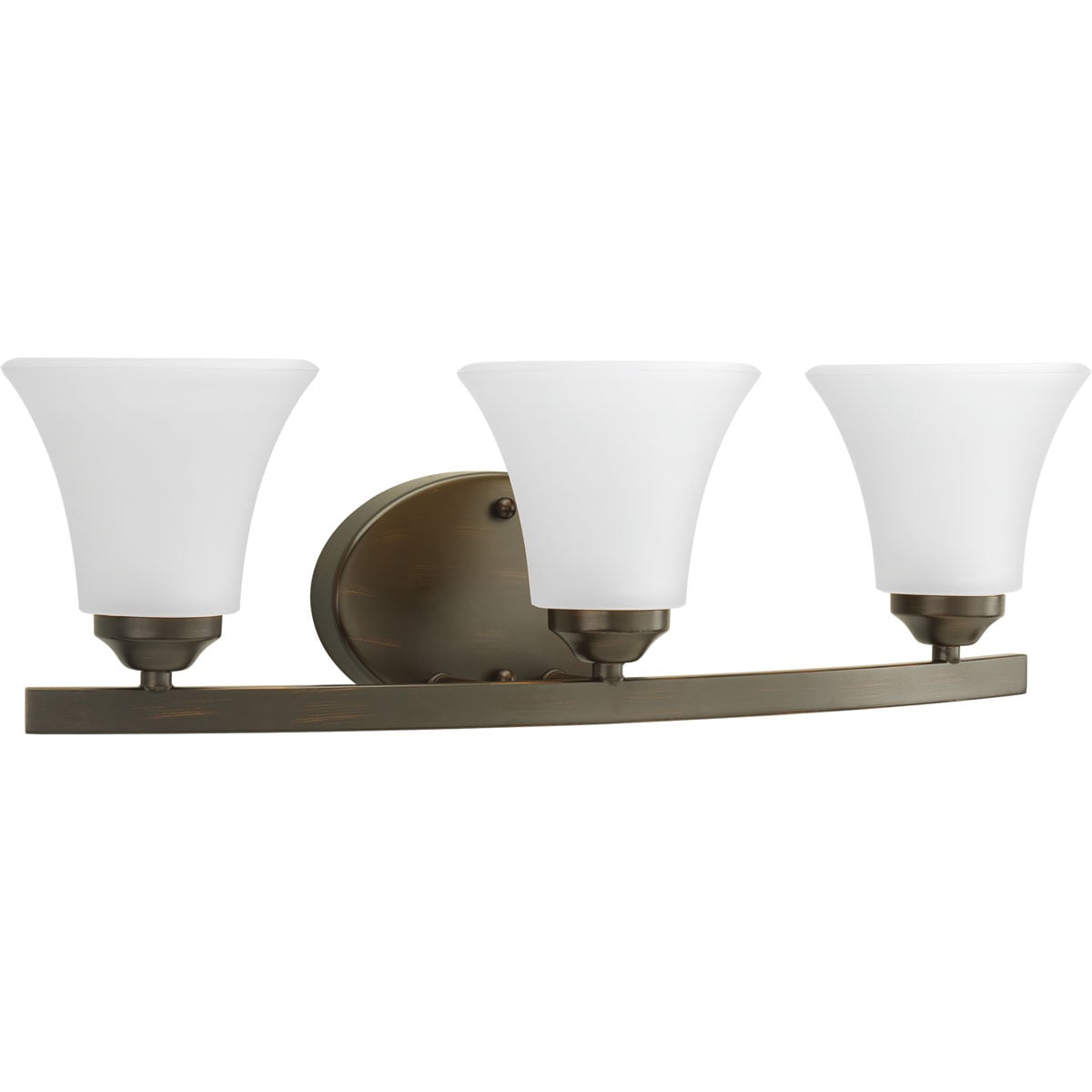 Progress Lighting P2010-20W Adorn 21.5-in 3 -Light Antique Bronze Modern/contemporary Vanity light