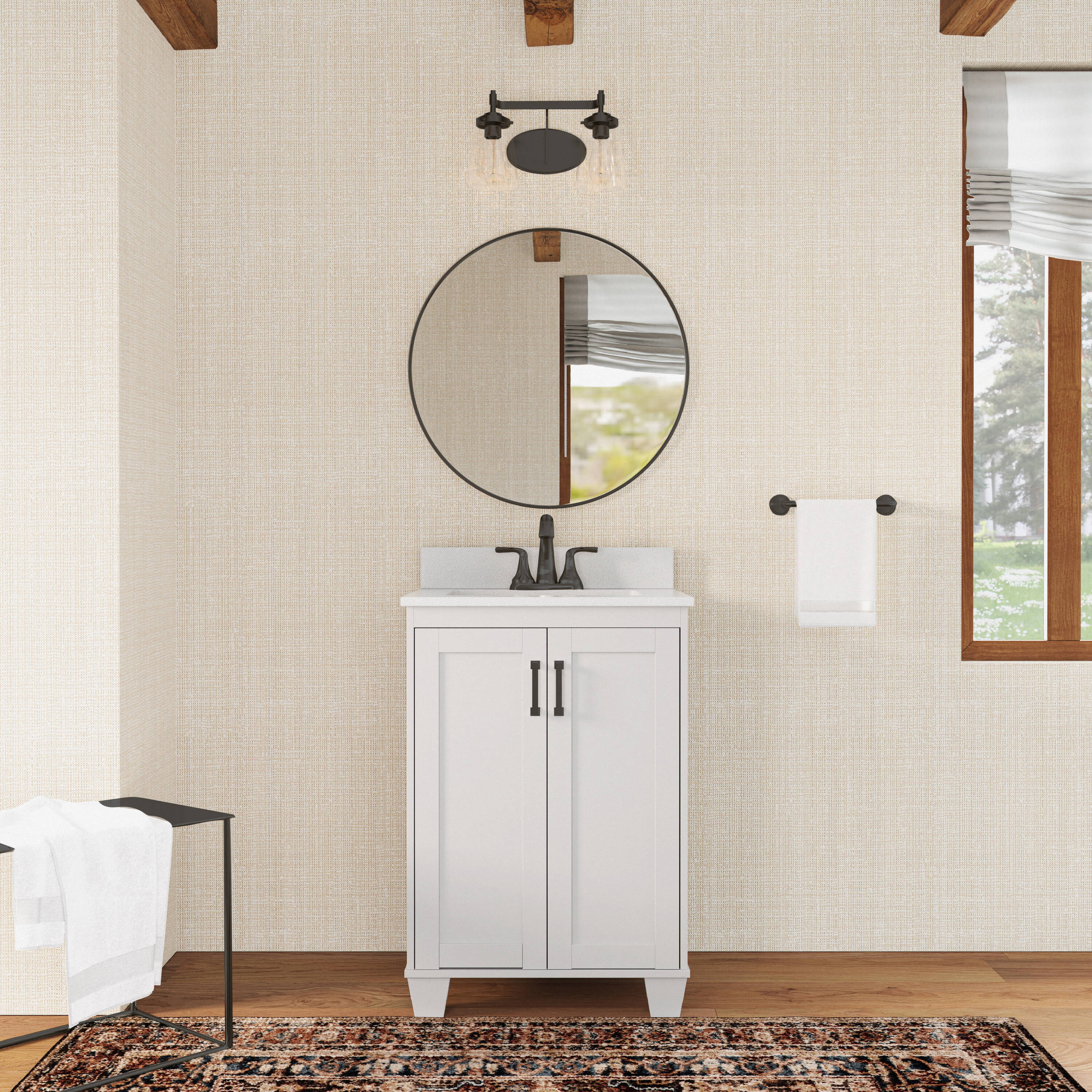 allen + roth LWS24GBV Bath-Vanity-Combo - View #12