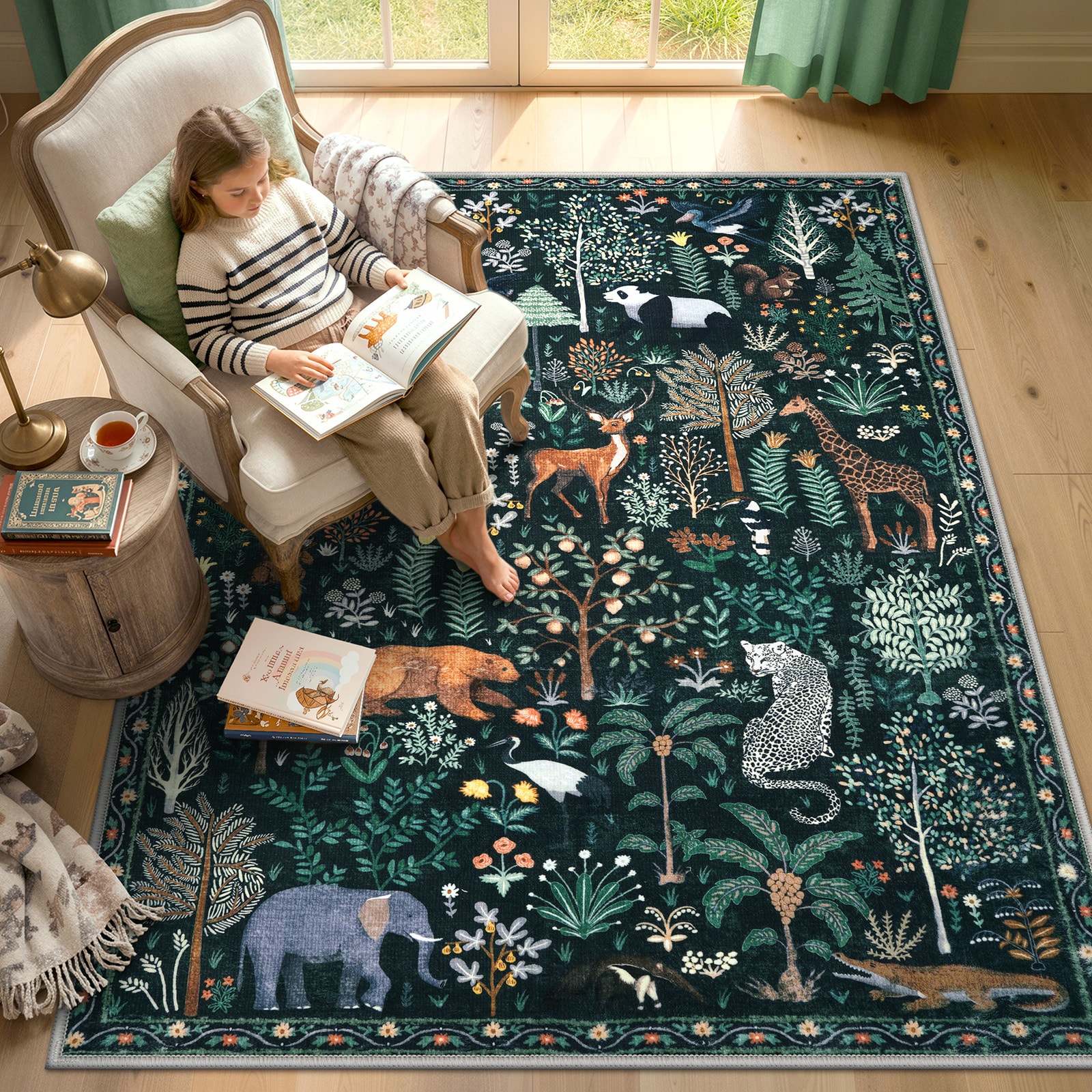 Lahome AR-DYR-479-GR3 rugs - View #3