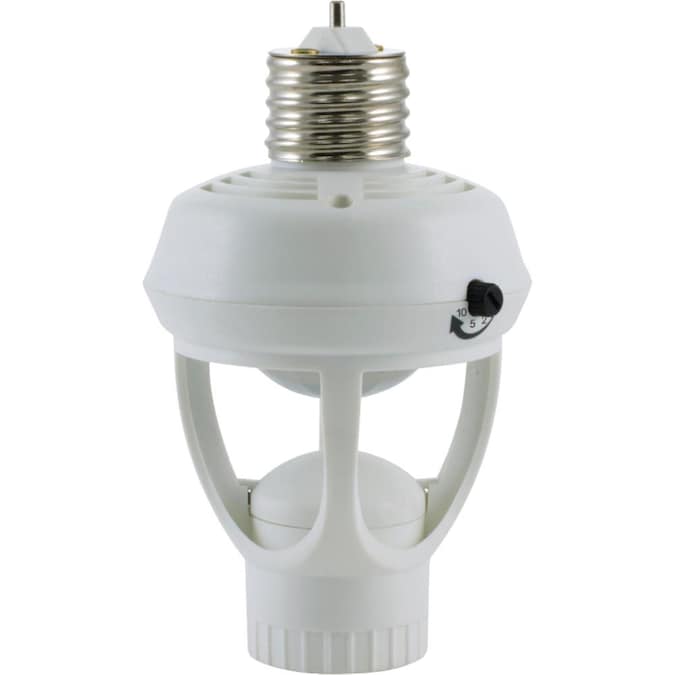 Ge White In Motion Sensor The, Motion Activated Outdoor Light Bulb