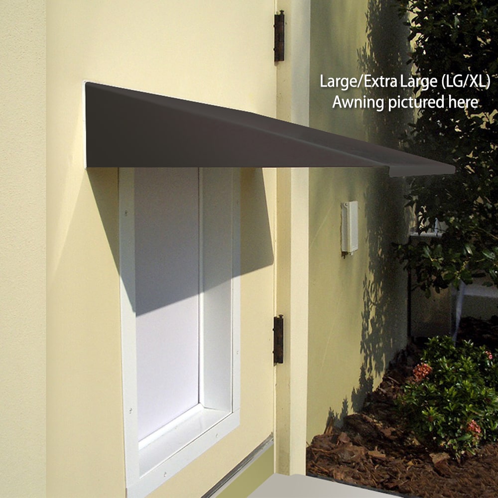 PlexiDor PD AWNING MD BR Pet-Door-Accessories - View #2