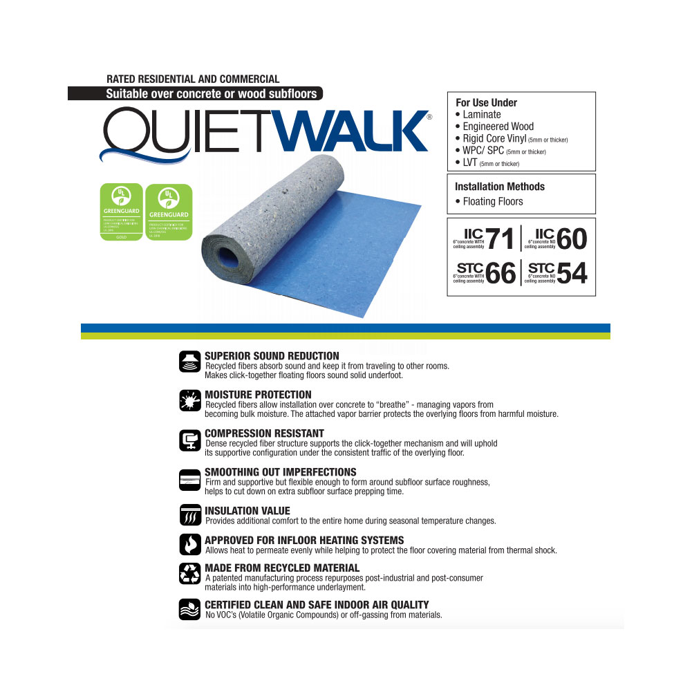 MP Global Products QuietWalk LV 1/16 (1.4mm) 360 sqft