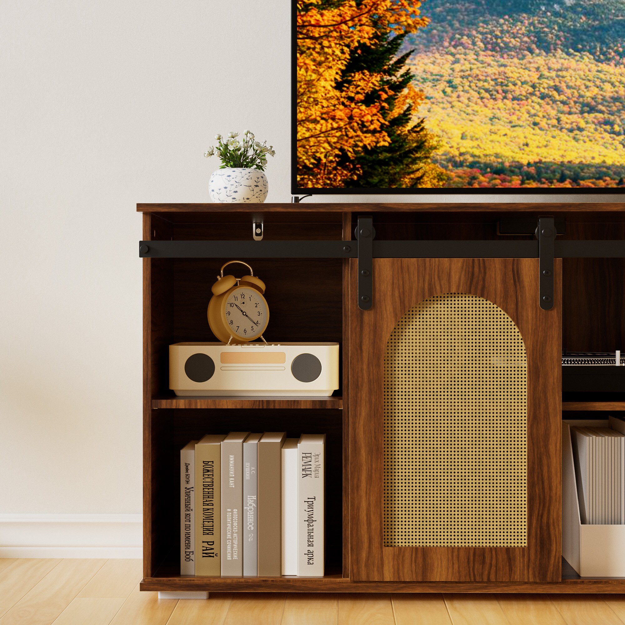 MAXYOYO M-D-TV-STAND-WALNUT Tv-Stands - View #9