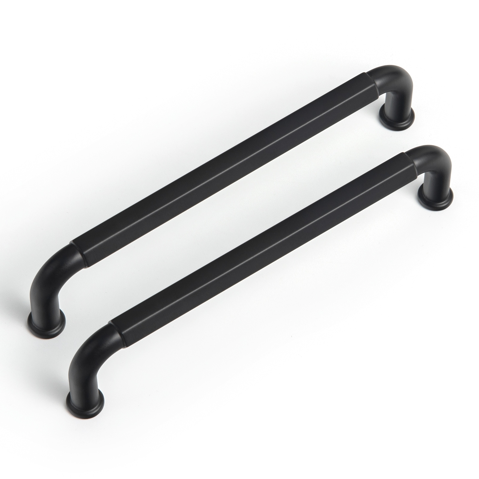 Miaokesen 2201B-128 5-1/16-in , 128mm Center to Center Matte Black Cylindrical Handle 6 -Pack