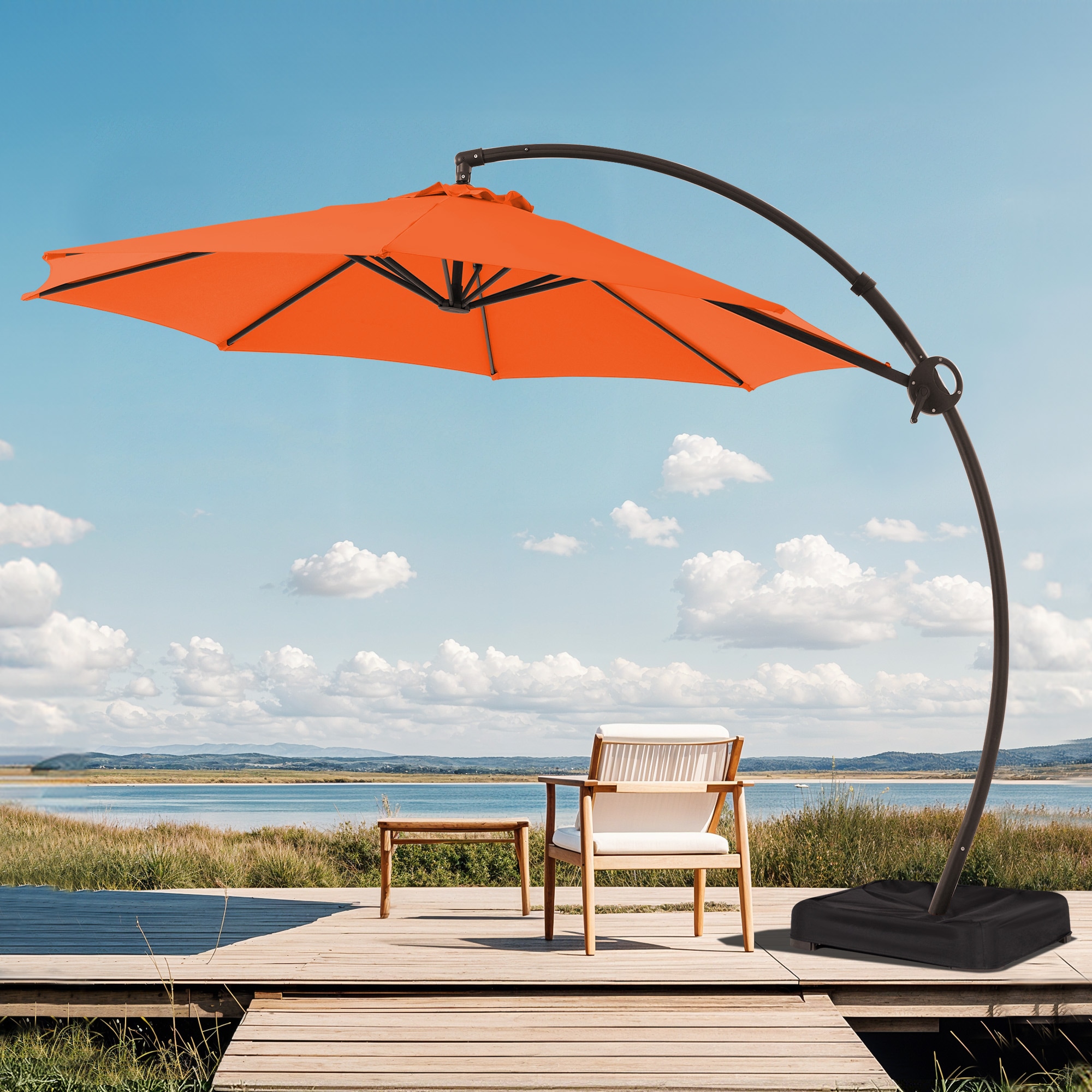 JEAREY JE-LKZLM-13FT-OR Umbrellas-2 - View #2
