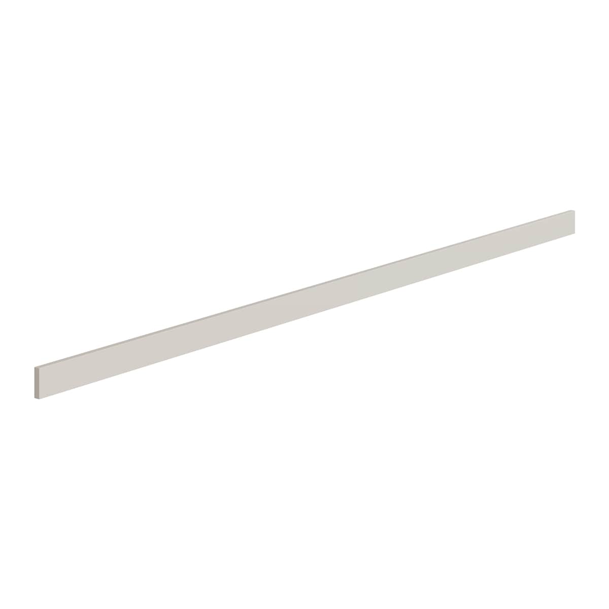 Whalen CLICK-IT LWSCLICK-74G Windsor Lane Cabinet Fill Strip 96-in W x 3-in H x 0.75-in D Light Gray Painted