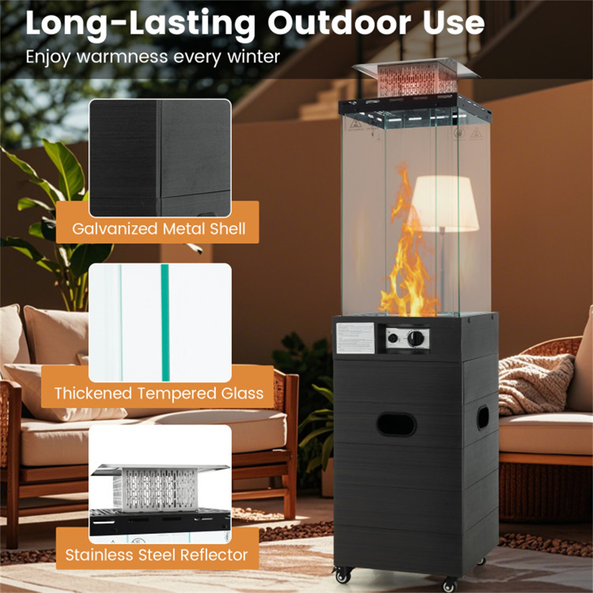 BABOOM BOM-8S00003-OR Outdoor-Gas-Patio-Heaters - View #7