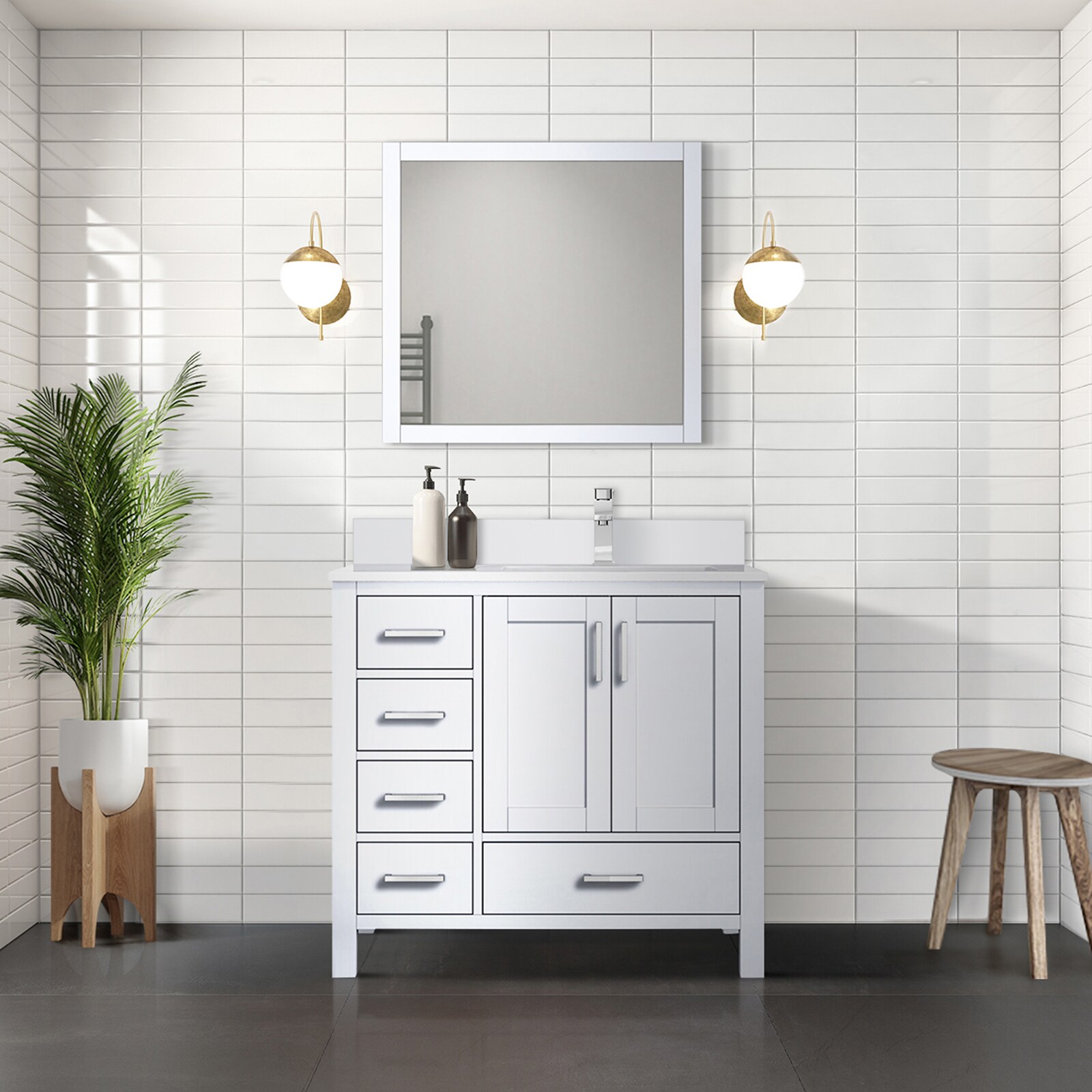 Lexora LVJ36SA311R Bath-Vanity-Combo - View #8