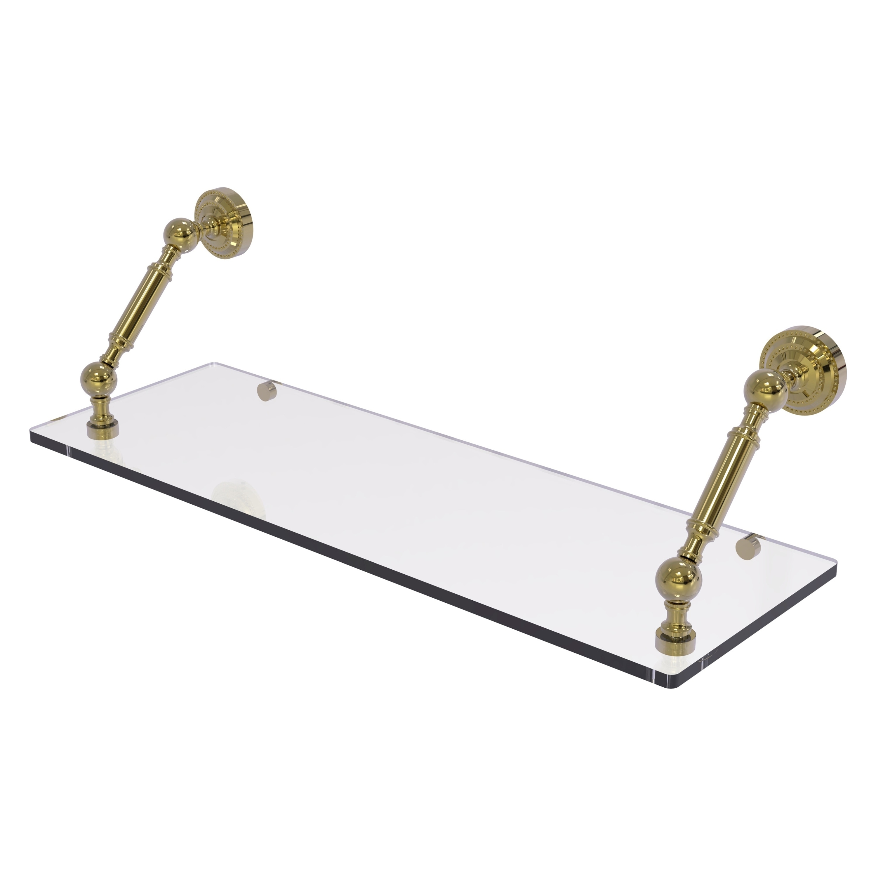 Allied Brass DT-1-24-UNL Dottingham Unlacquered Brass Wall mount Bathroom Shelf ( 24-in x 7.3-in x 8-in )