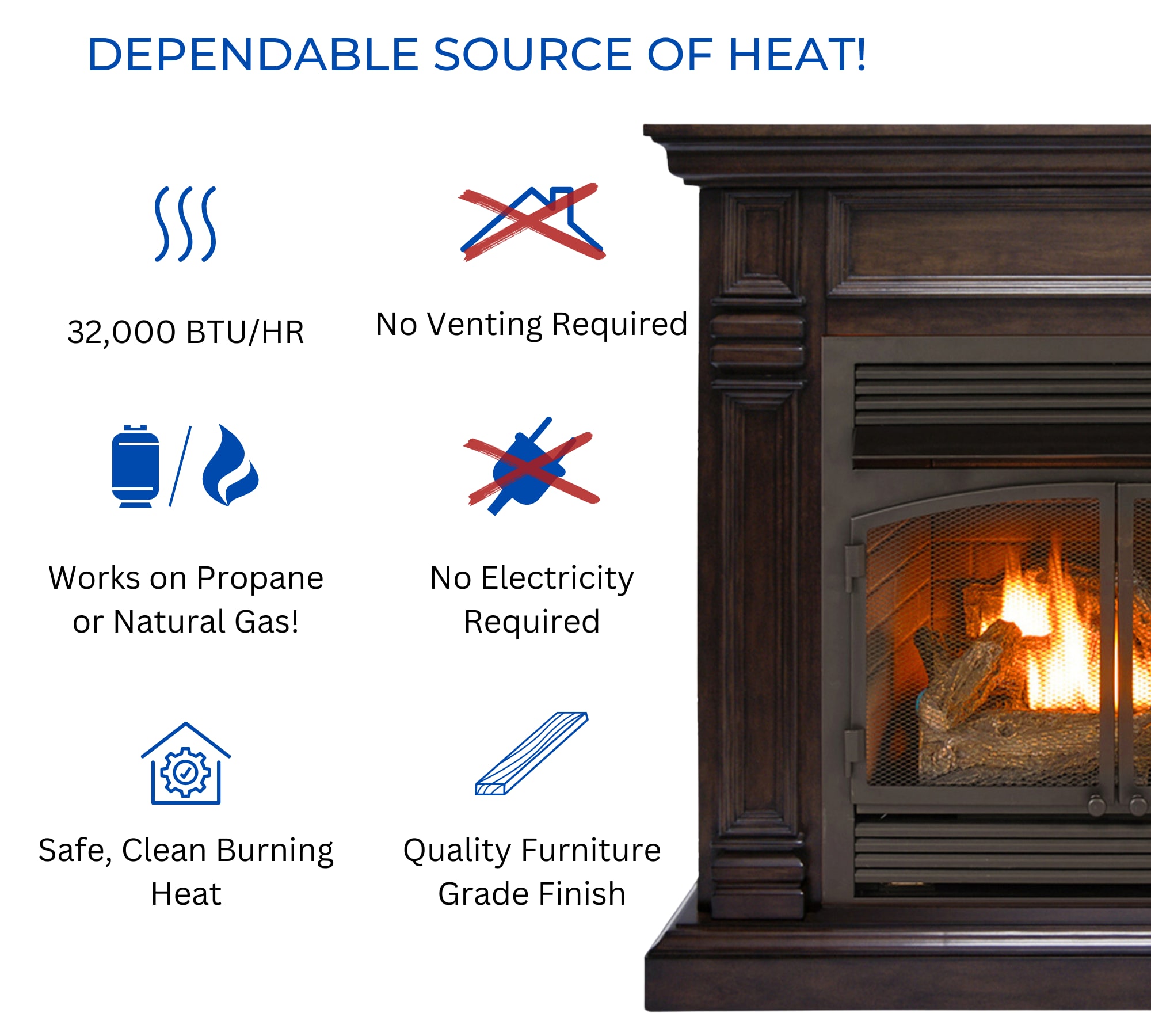 Duluth Forge DFS-400T-2CH Gas-Fireplaces - View #3