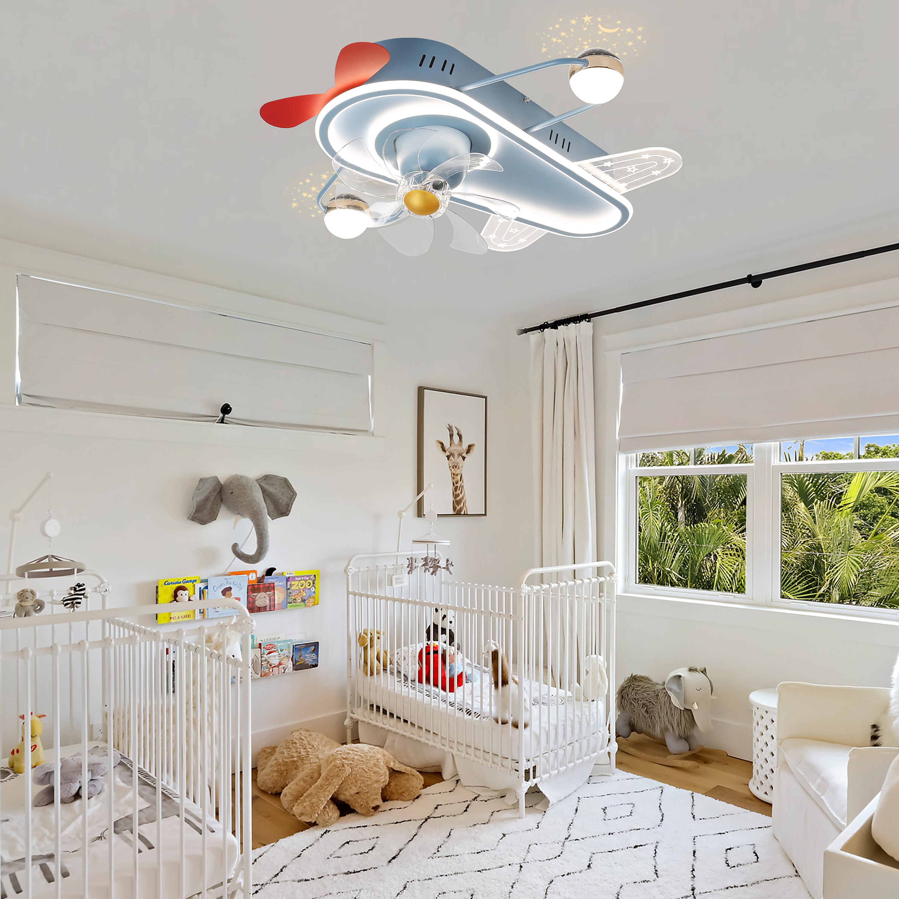 Cusp Barn DC2006-B Ceiling-Fans - View #3