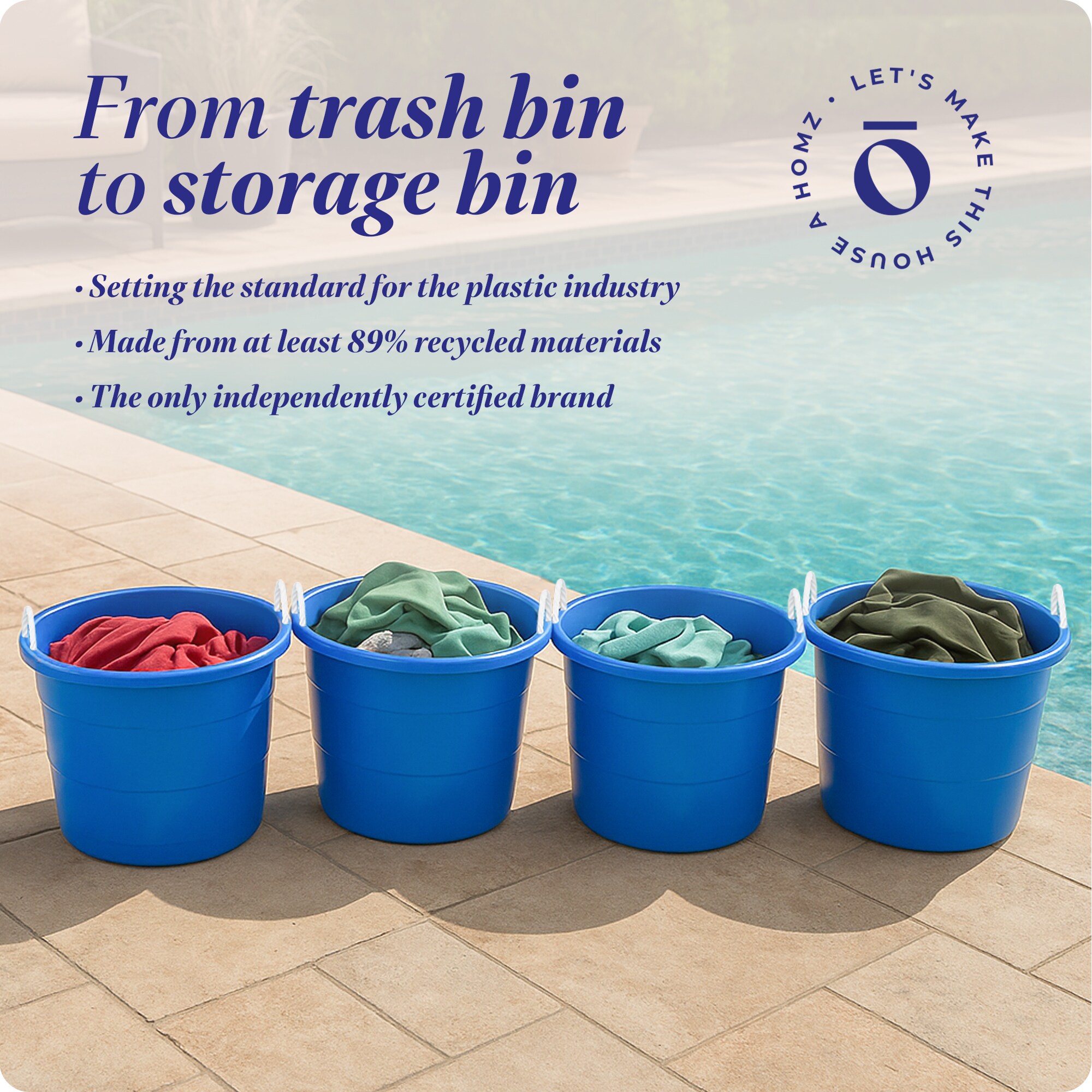 Homz Products 2 X 0402BLDC.02 Bins-Baskets - View #6
