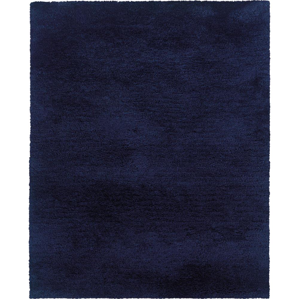 Archer Lane 811COS067L Crossley 8 x 10 (ft) Polyester Blue Rectangular Indoor Solid Area rug