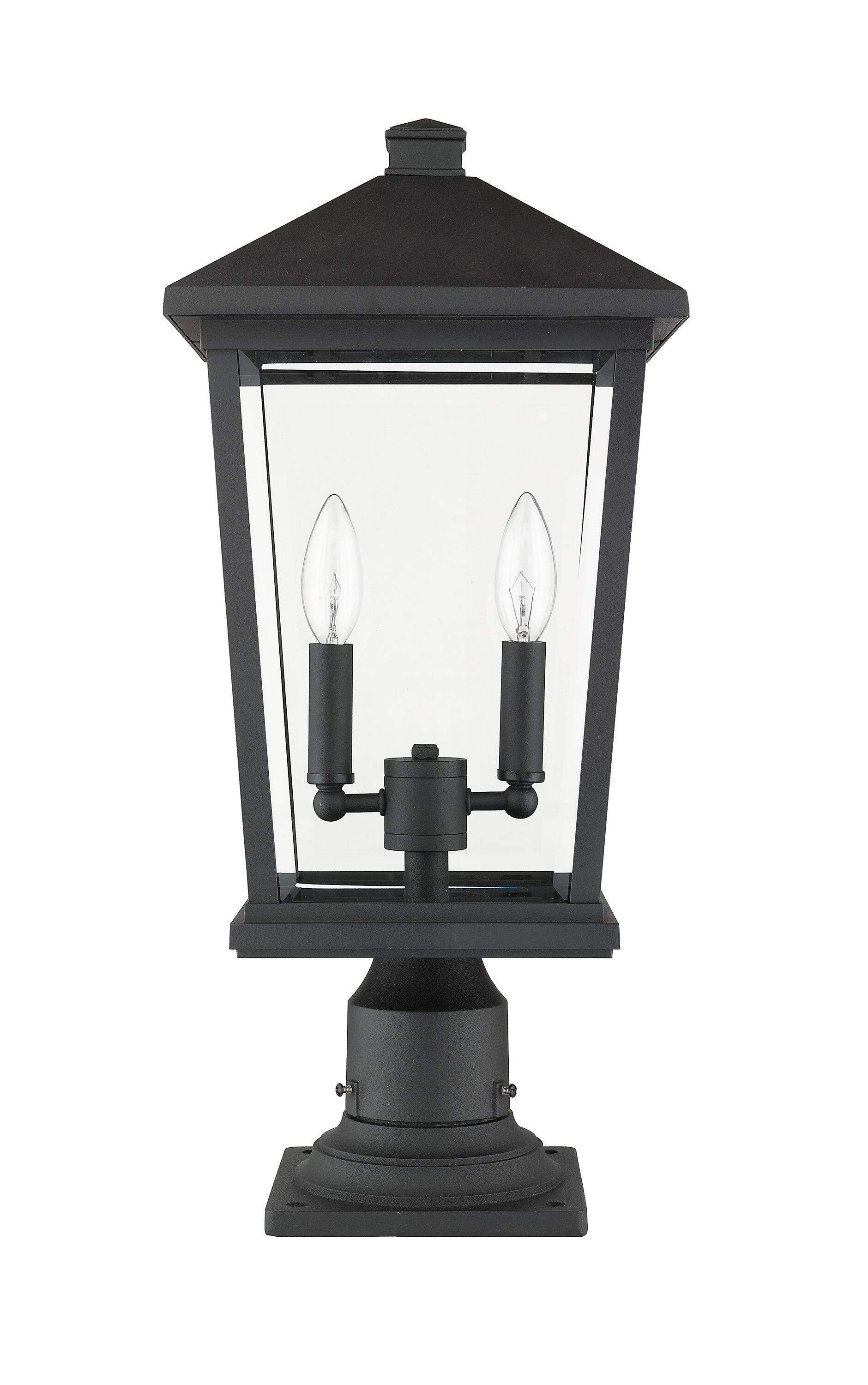 Z-Lite 568PHBR-533PM-BK Post-Lights - View #5