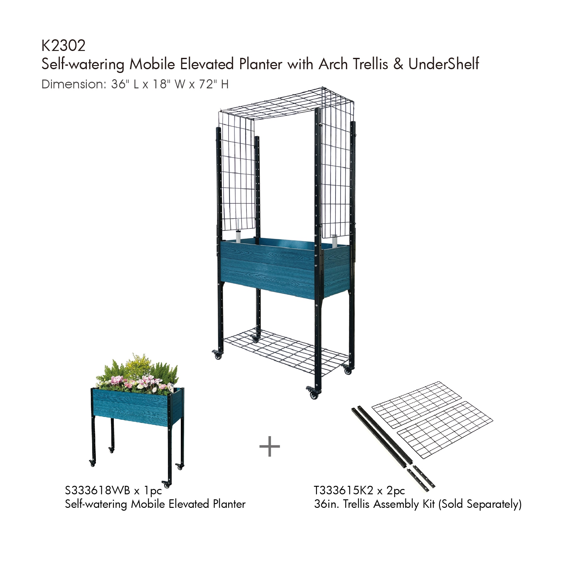 Everbloom S333618WB Raised-Garden-Beds - View #8