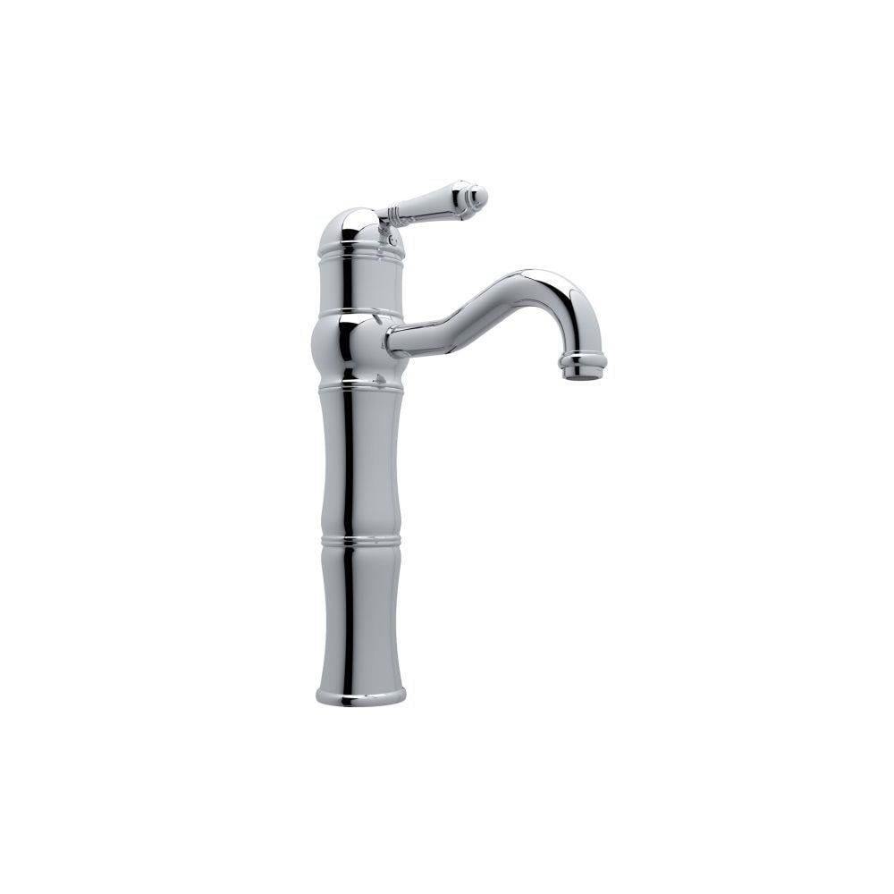 Rohl A3672LMAPC-2 Country Bath Polished Chrome Single hole 1-handle High-arc Residential Handle Bathroom Sink Faucet