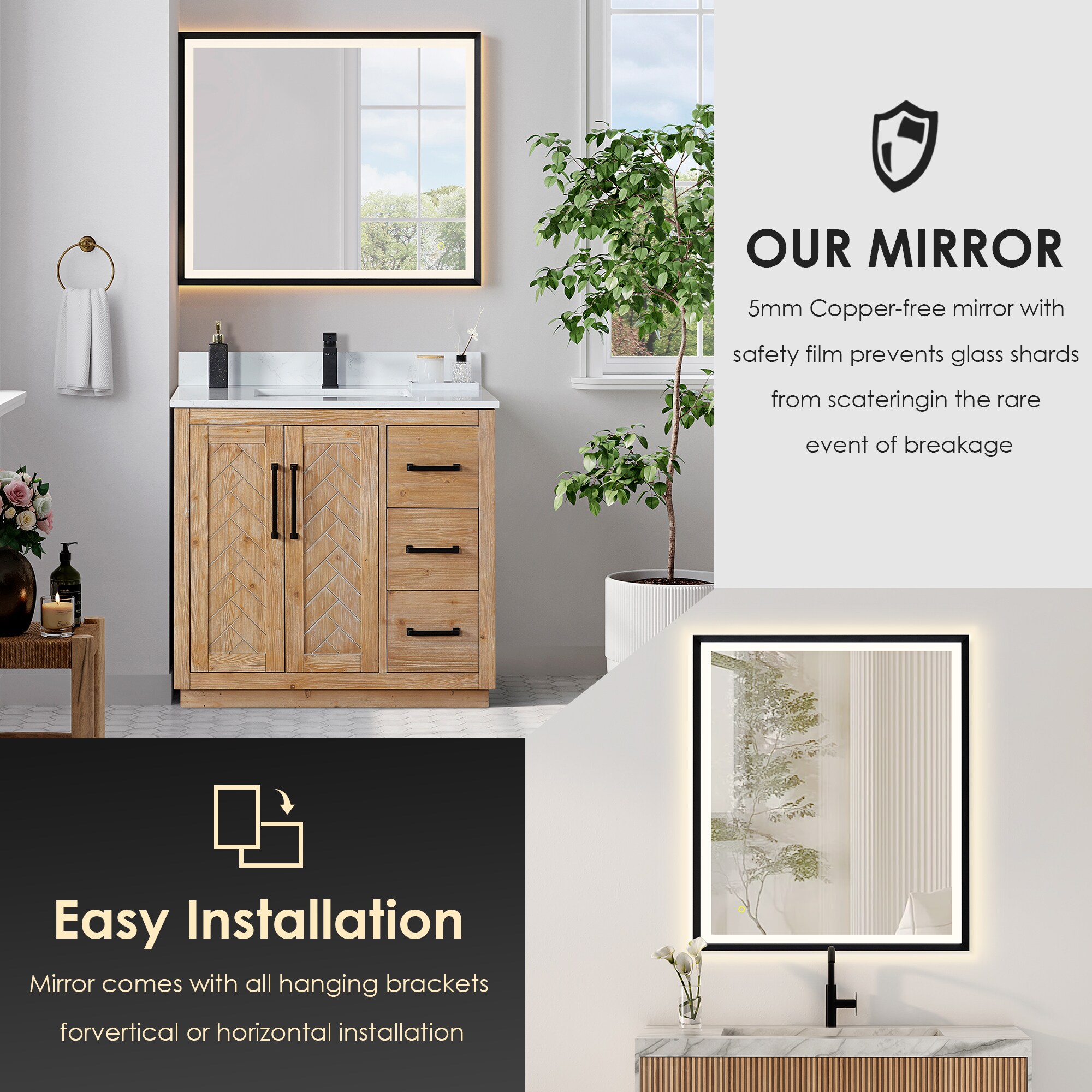 Altair 565036-LB-GW Bath-Vanity-Combo - View #6