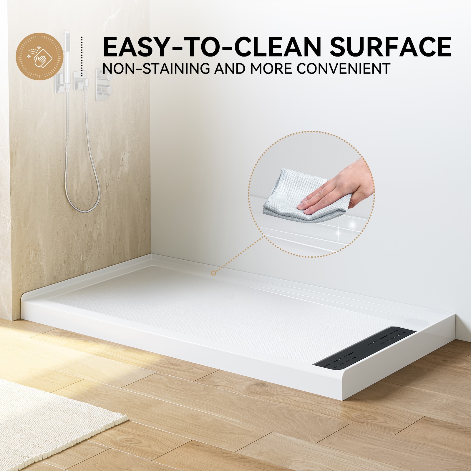 HOROW SP6032-MB-R Shower-Floors - View #11