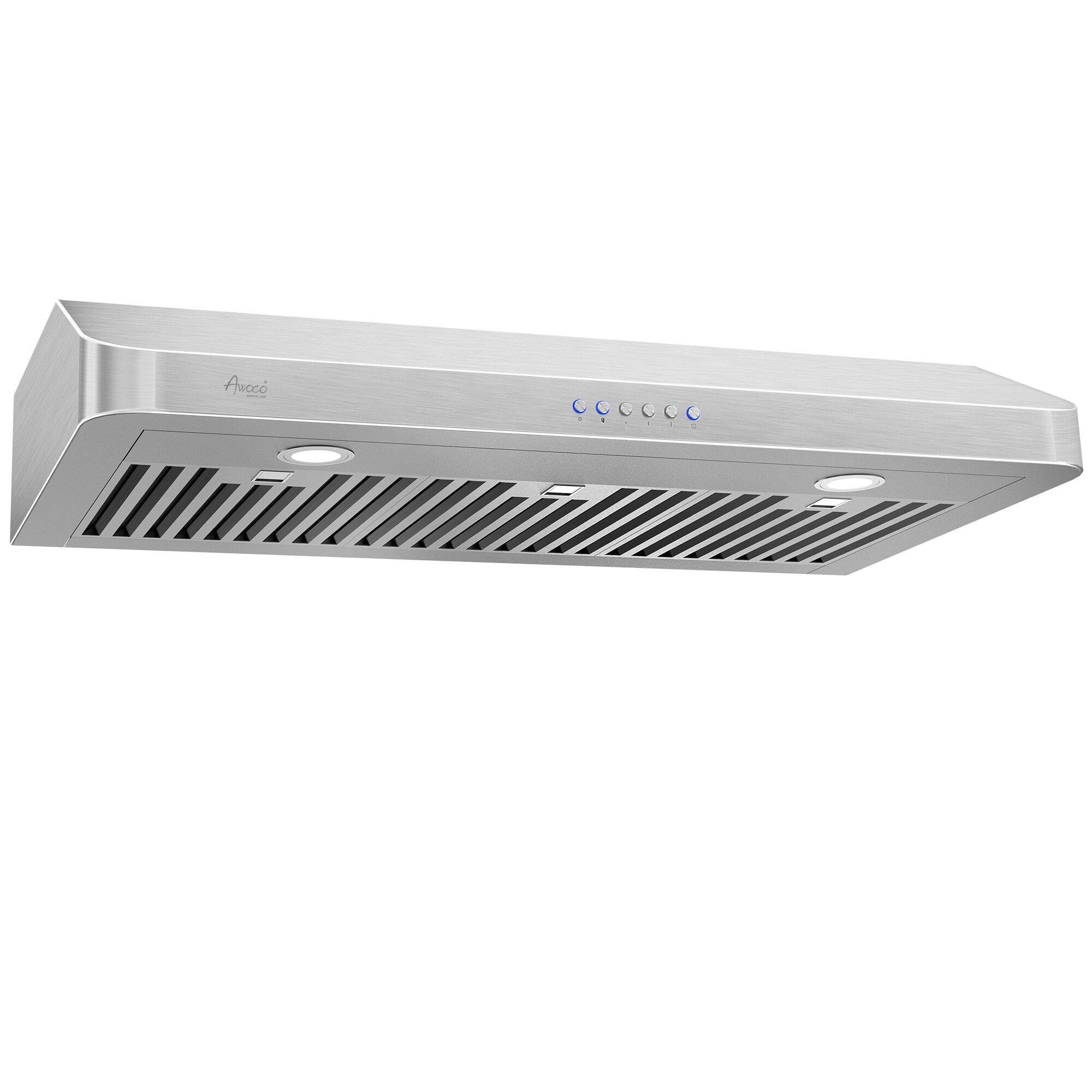 Awoco 30-in Undercabinet Ducted Stainless Steel Range Hood in the 