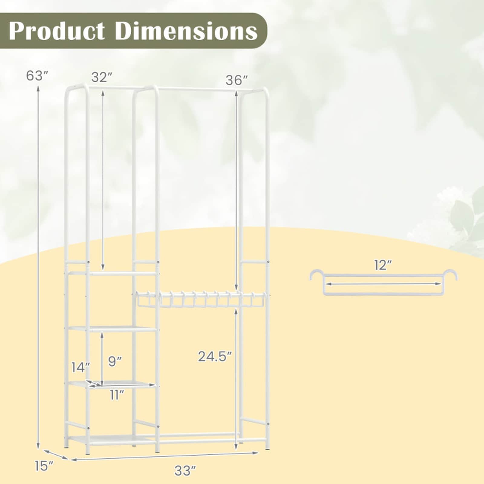 SUGIFT LW018SUGHY1225 Garment-Racks - View #3