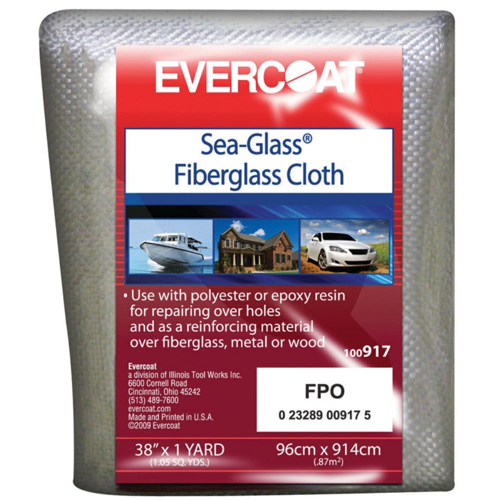 Evercoat Sea Glass Fiberglass Cloth 1 yd x 38 in #100917