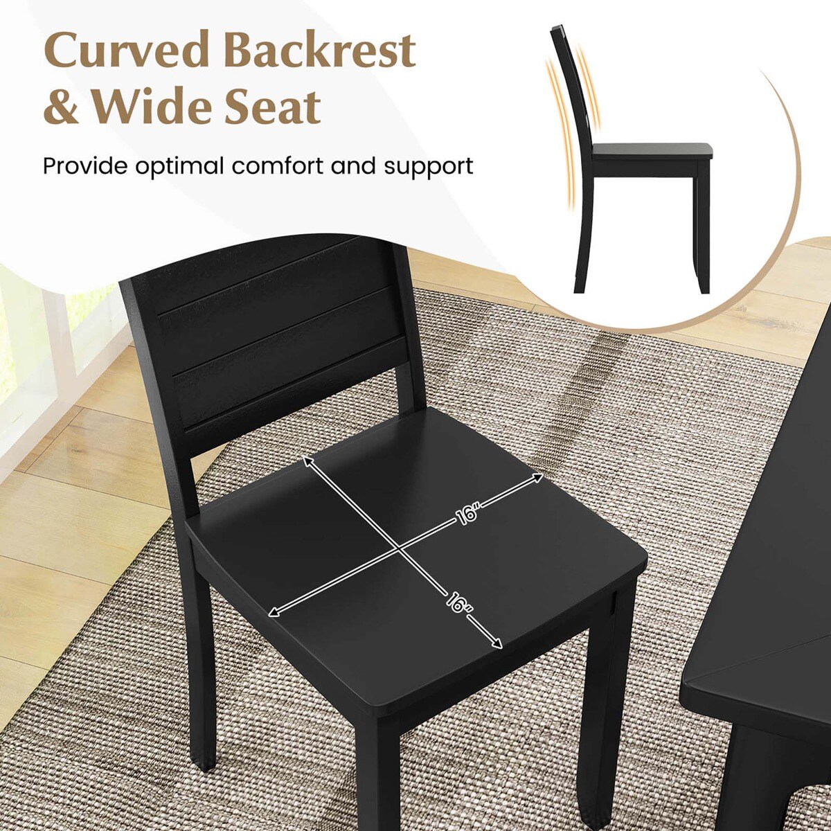 Costway HCST03359 Dining-Chairs - View #9