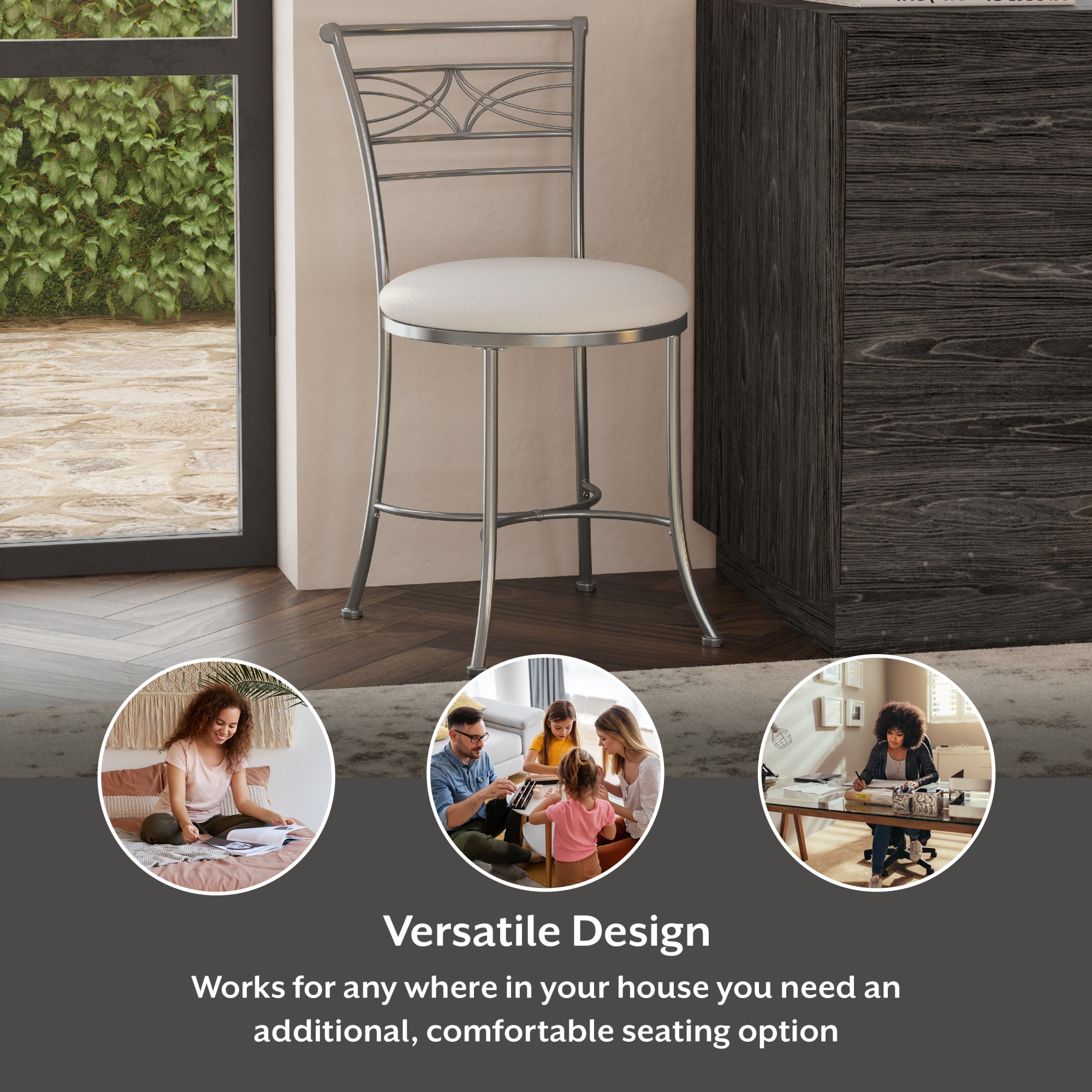 Hillsdale Furniture 50941A Vanity-Stools - View #5