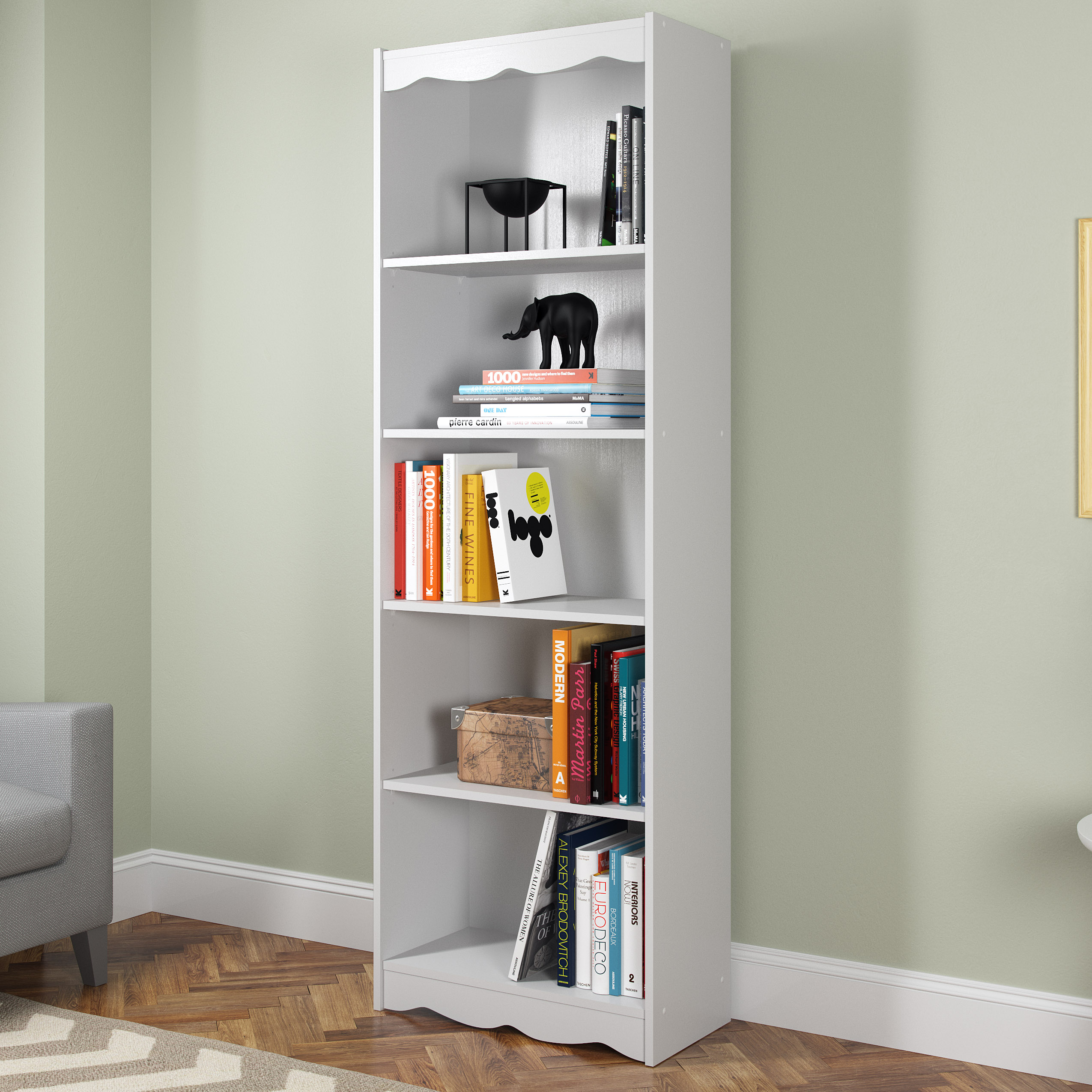CorLiving LHN-712-S bookcases - View #2