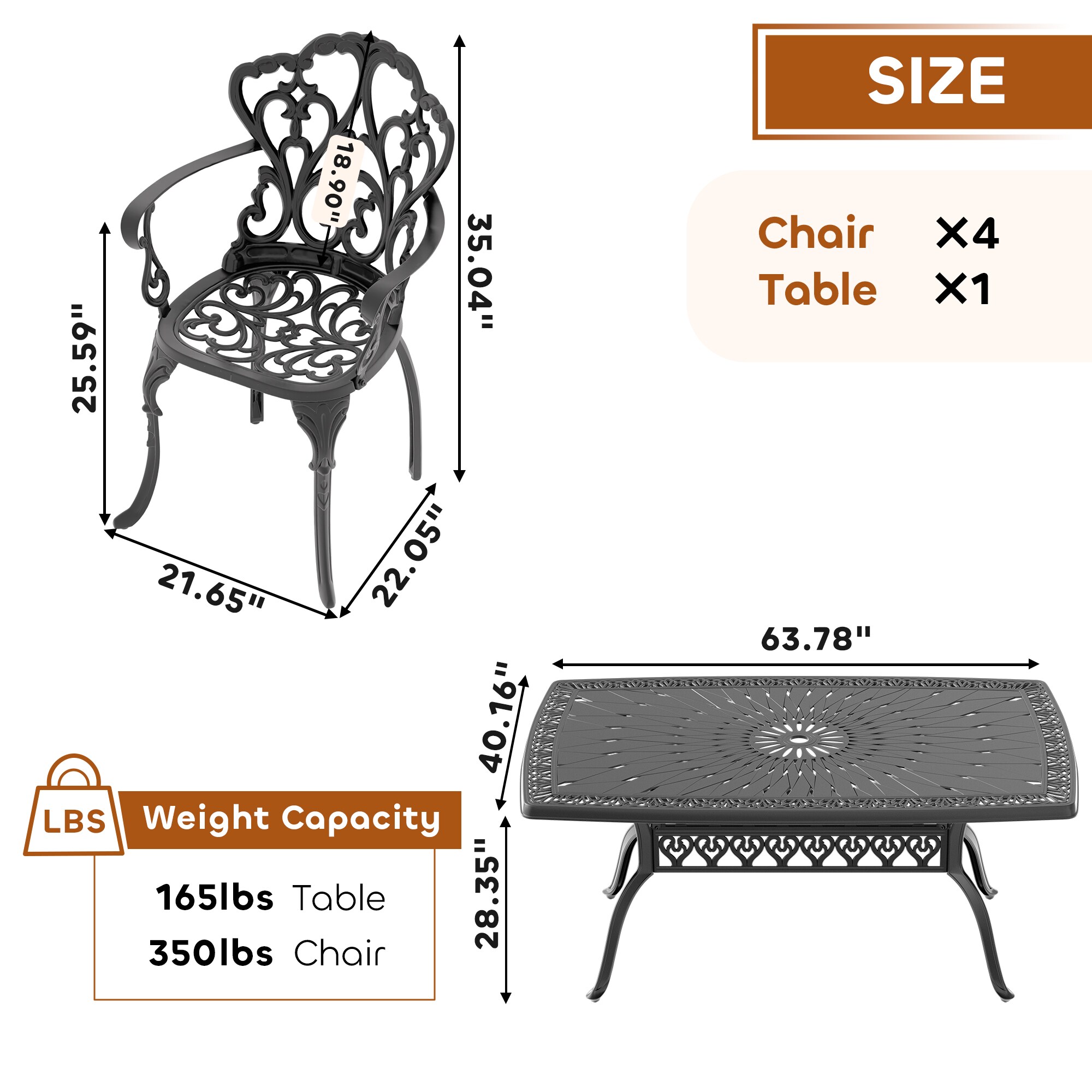 nicesure SLBK6047CZ4A1116RC Patio-Dining-Sets - View #8
