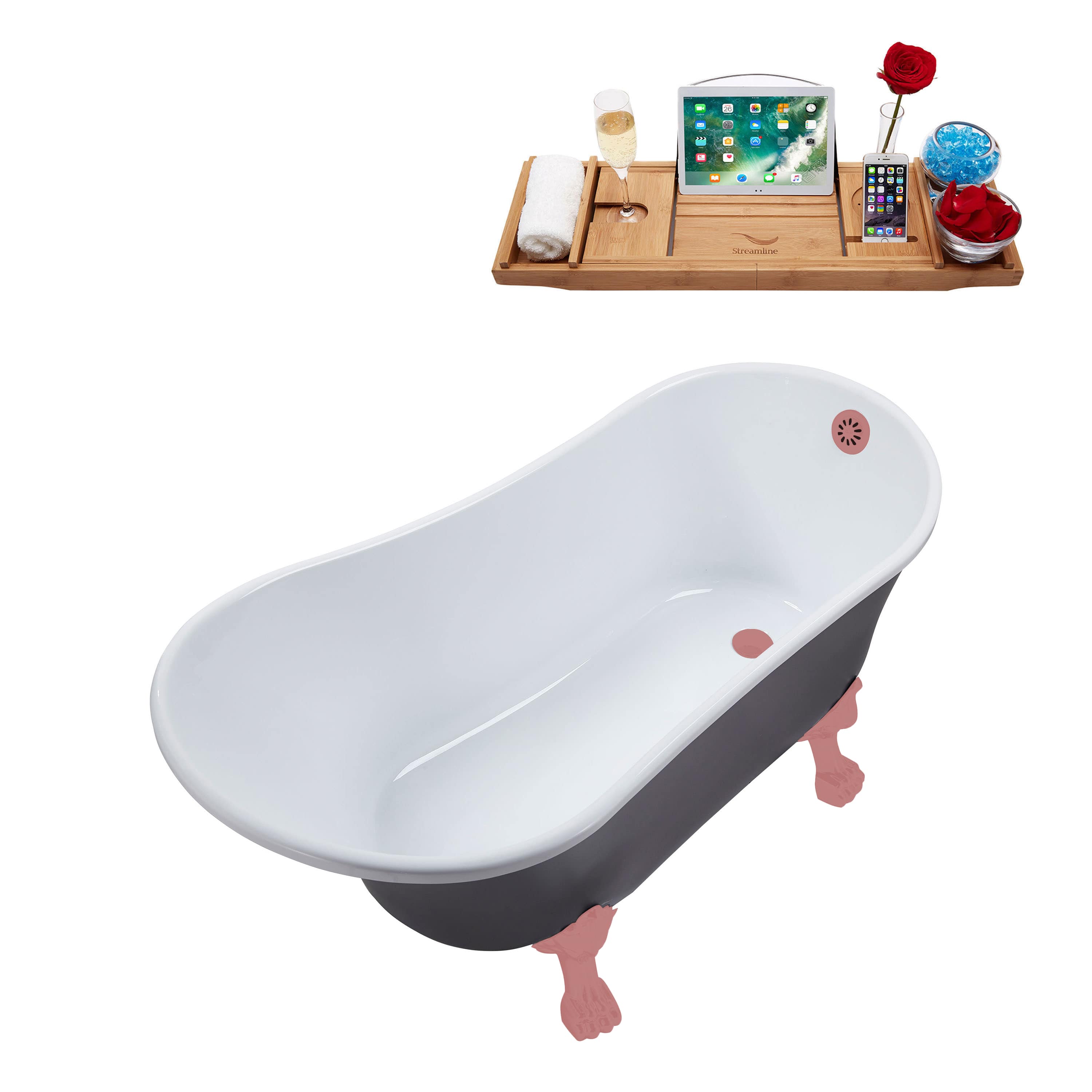Streamline N355PNK-PNK bathtubs - View #6