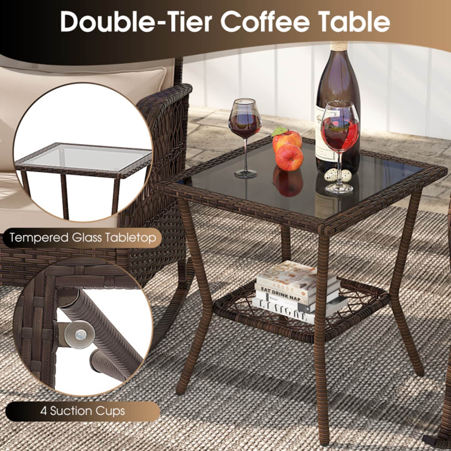 Mondawe 0529-HY Patio-Conversation-Sets - View #4