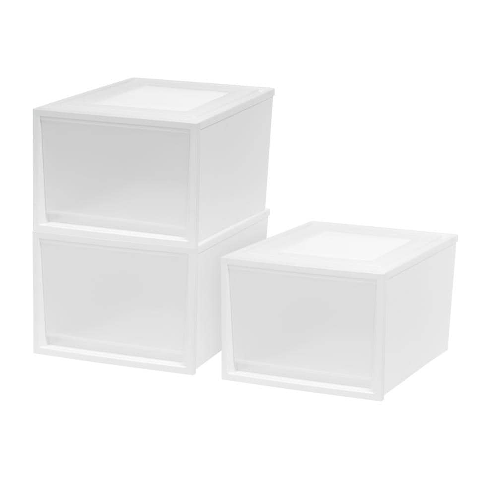 with 3 drawers Sundis Drawer Storage Tower Container on wheels 415608F096 aprrox 38.5 x 30 x 65.5 cm case silver/drawers transparent PP lxwxh made from plastics 