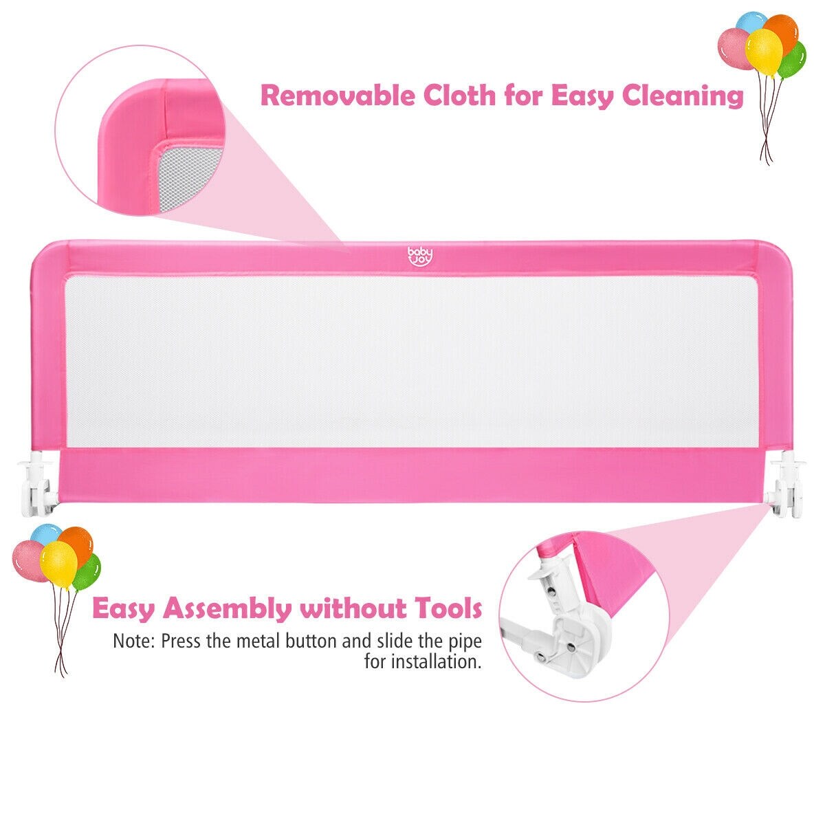 CASAINC WF-HYSN-0486PI Bed-Rails - View #7