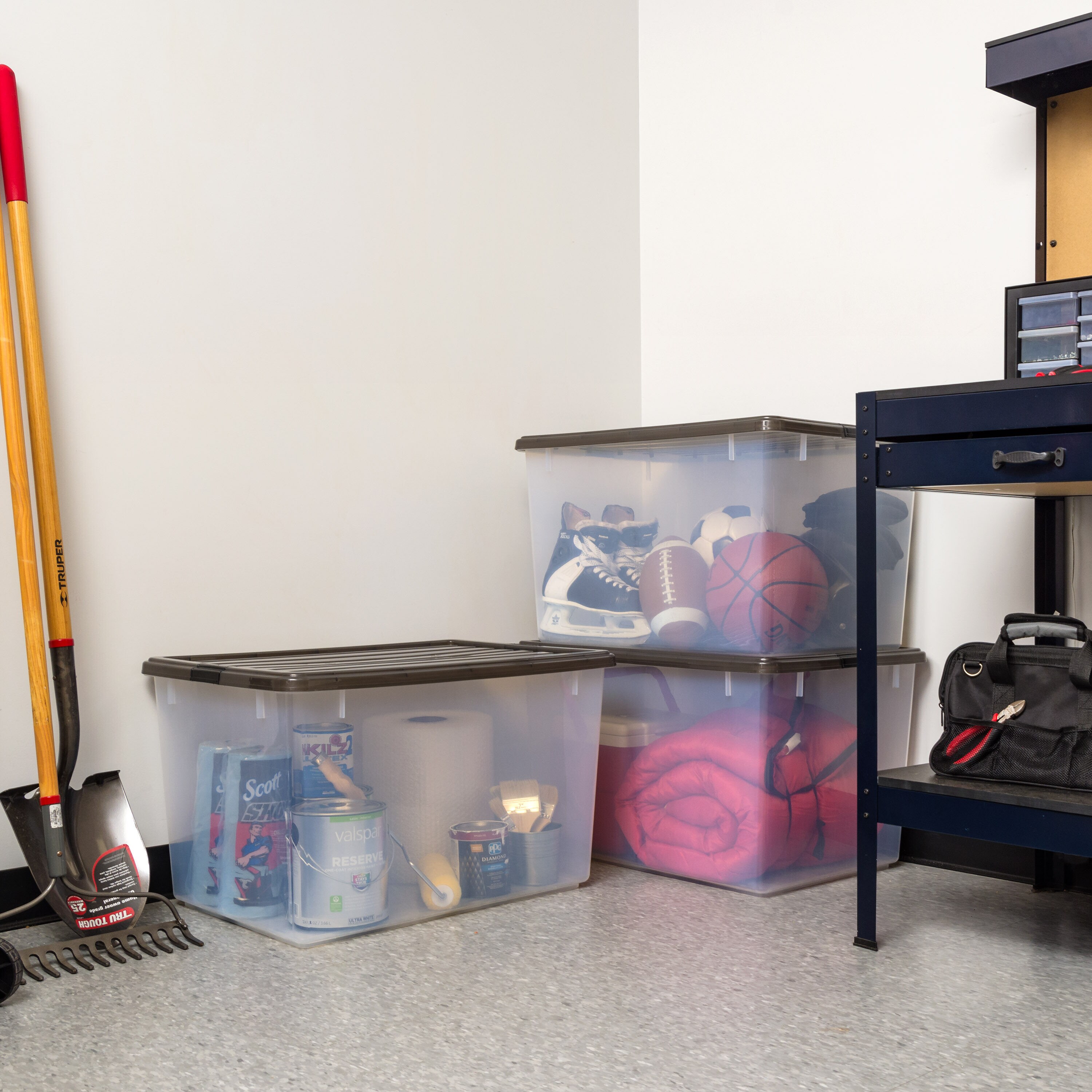 IRIS 500254 Plastic-Storage-Totes - View #2