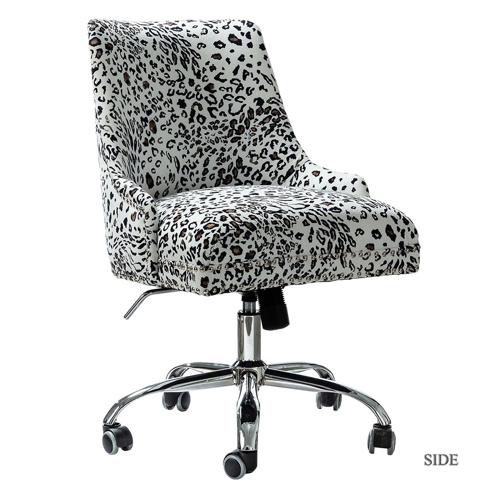 14 Karat Home OFM0002-TRUFFLE Truffle Contemporary Ergonomic Adjustable Height Swivel Polyester Task Chair