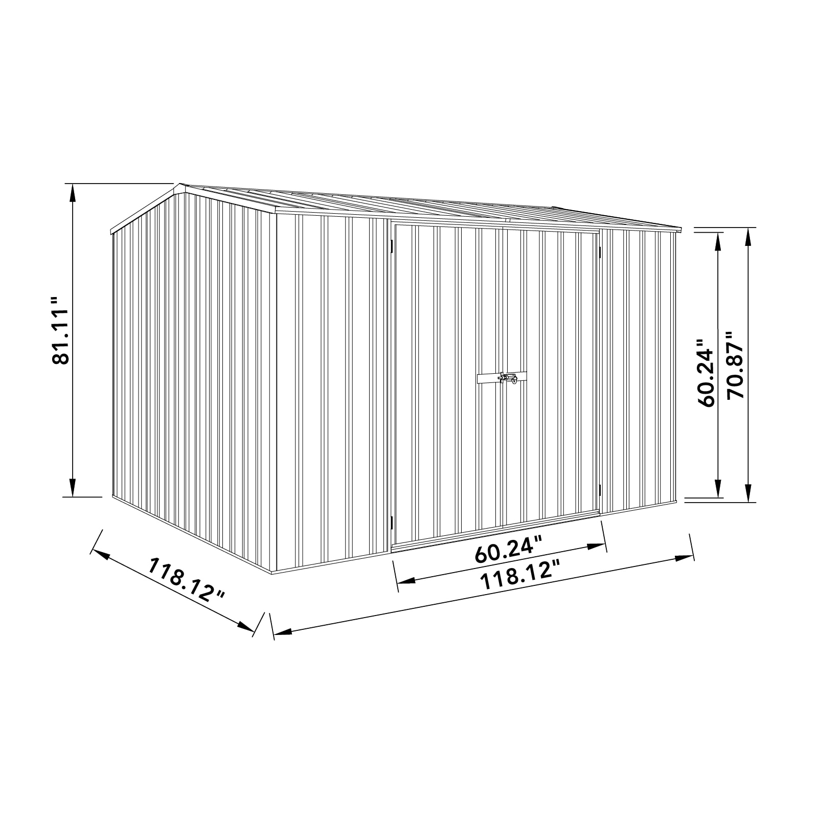 ABSCO AB1007 Metal-Storage-Buildings-Sheds - View #5