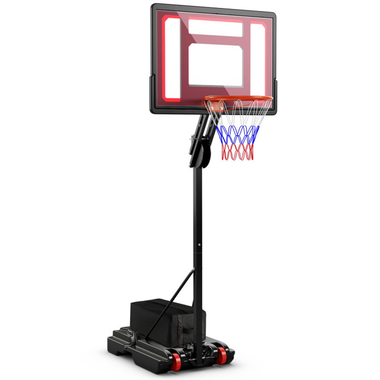SUGIFT Hoop with 5-10-ft Adjustable Height for Indoor Outdoor with Durable Design