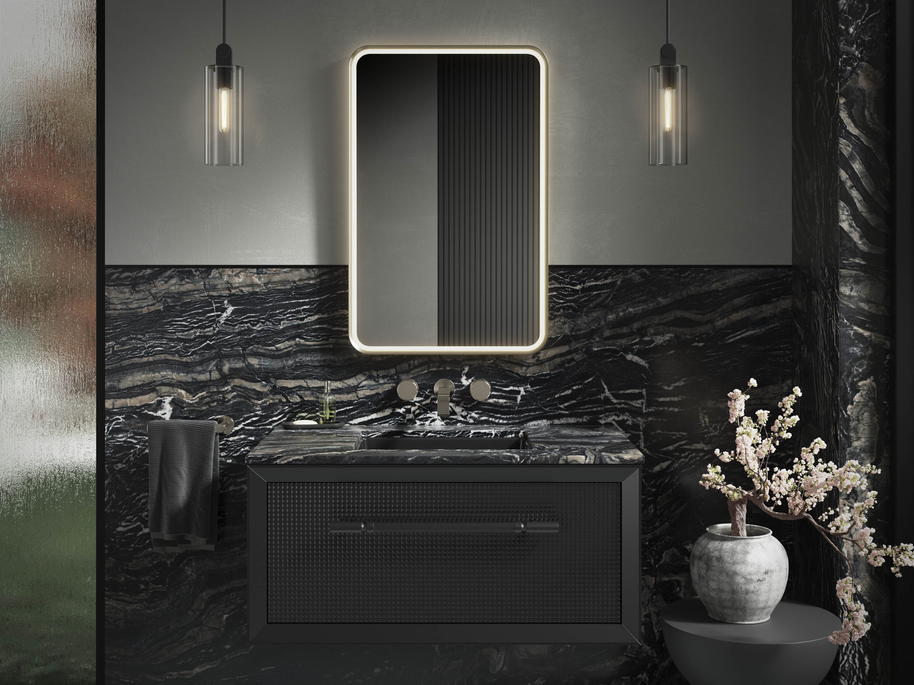 KOHLER 38023-DLM-BNL Framed-Bath-Mirrors - View #5