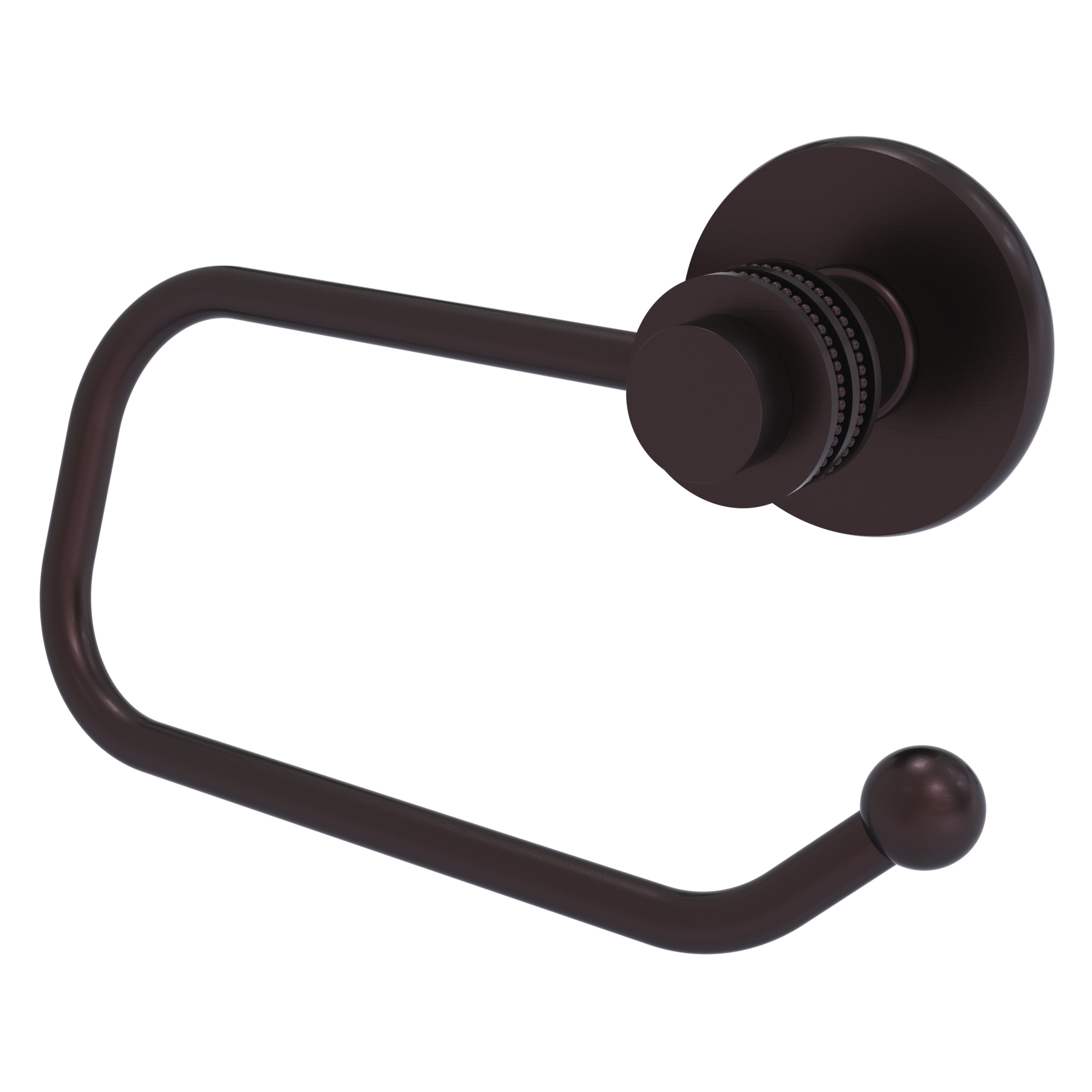 Allied Brass 924ED-ABZ Mercury Antique Bronze Wall mount Single post Toilet Paper Holder 1 -Rolls with Storage