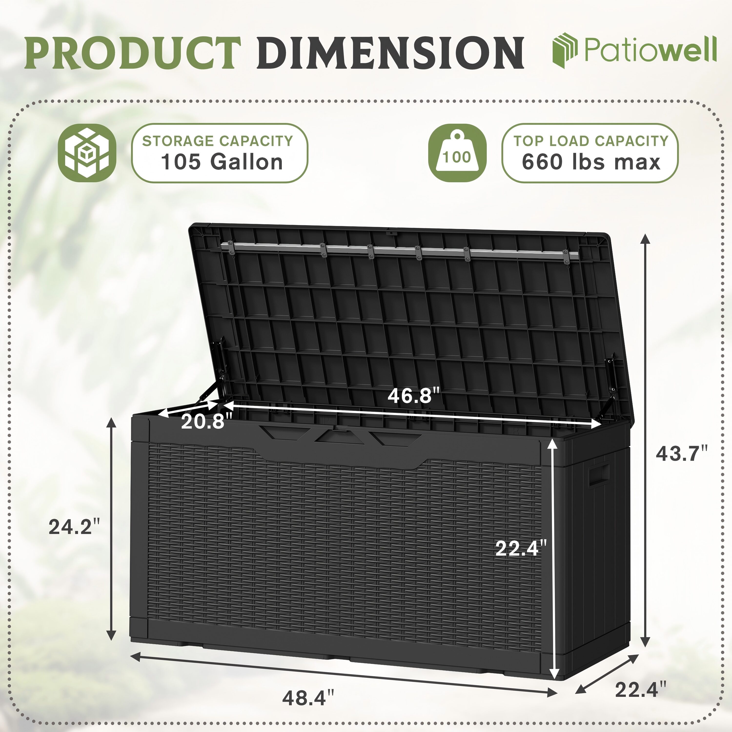 Patiowell WES-PA-0312A-0 Deck-Boxes - View #4