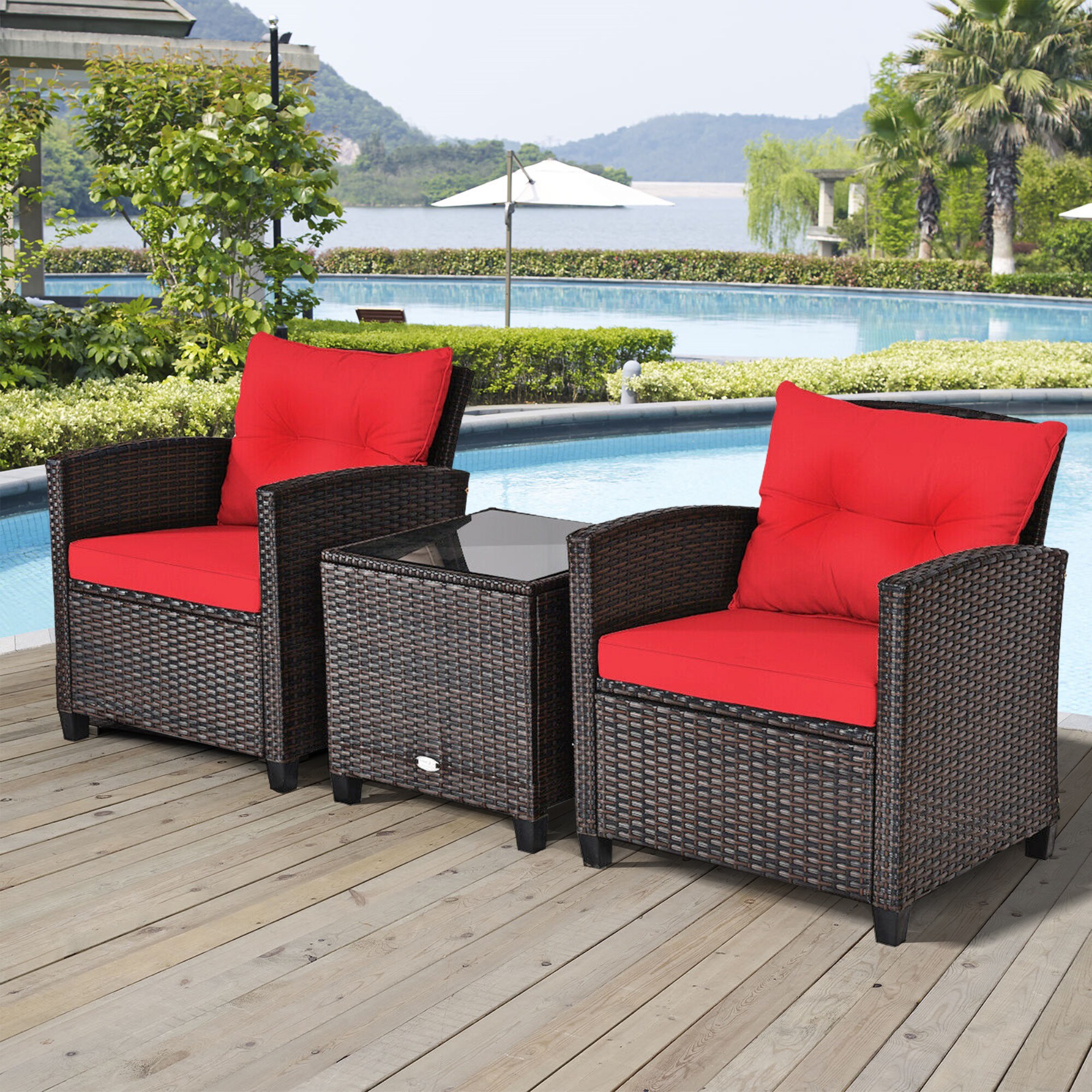 LIVIZA OUS68667RE Patio-Conversation-Sets - View #4