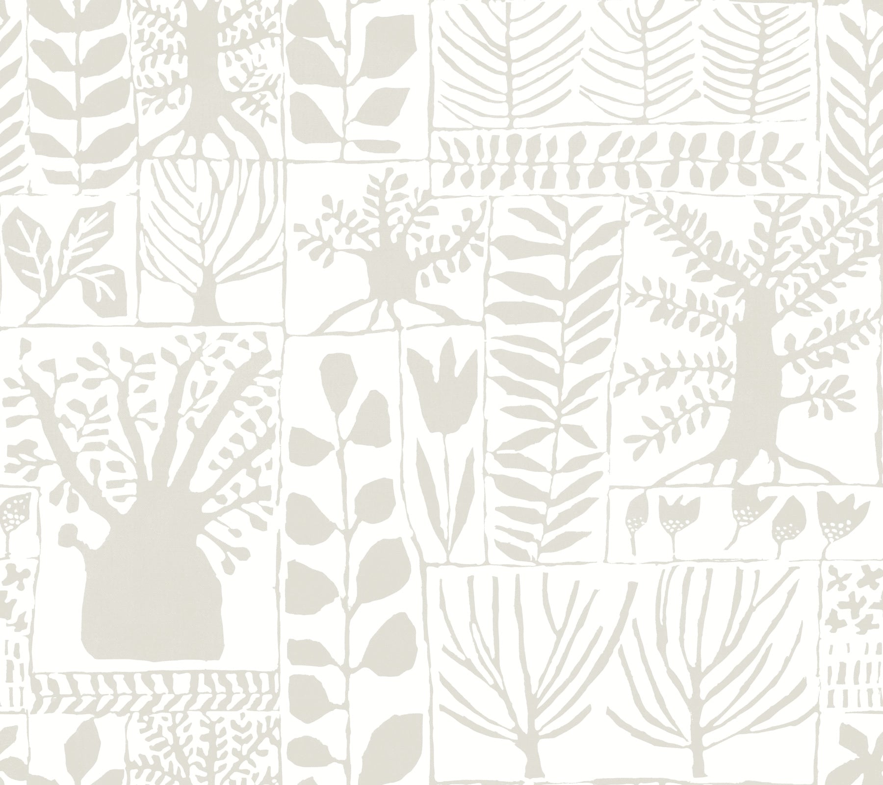 York Wallcoverings BW3861 Black and White Resource Library 60.8-Sq. Feet White Non-woven Ivy/Vines Prepasted Water Activated Paste Wallpaper