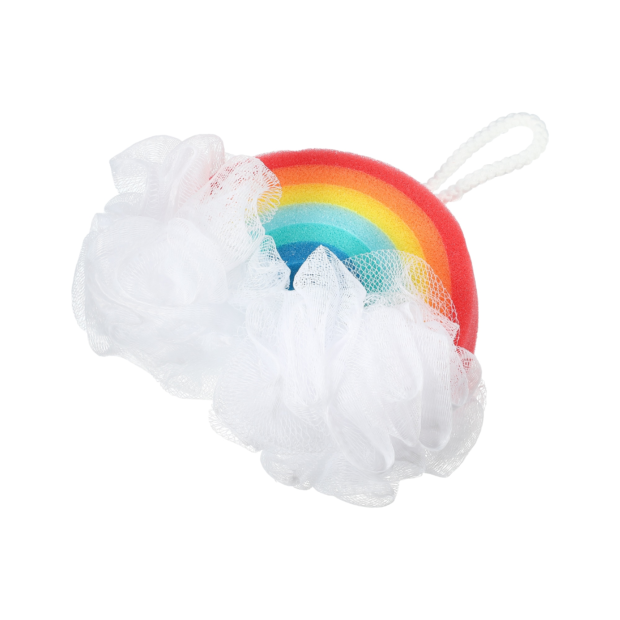 Unique Bargains 1pc Cartoon Bath Shower Loofah Sponge Body Puffs for Bathroom 8.86 Inch x5.12 Inch x3.74 Inch  Assorted Color